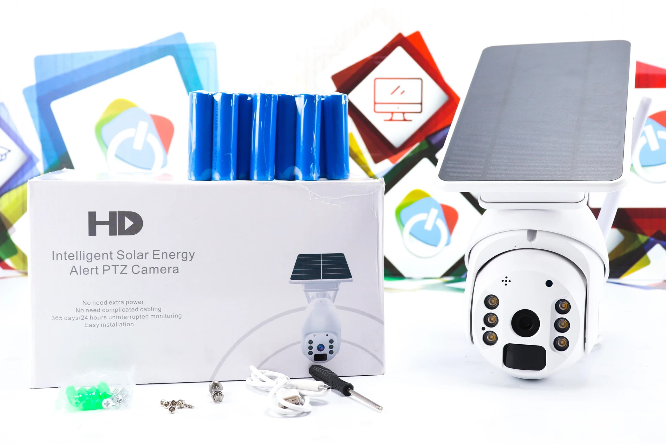 SOLARNA  WiFi KAMERA FHD 2MP IP