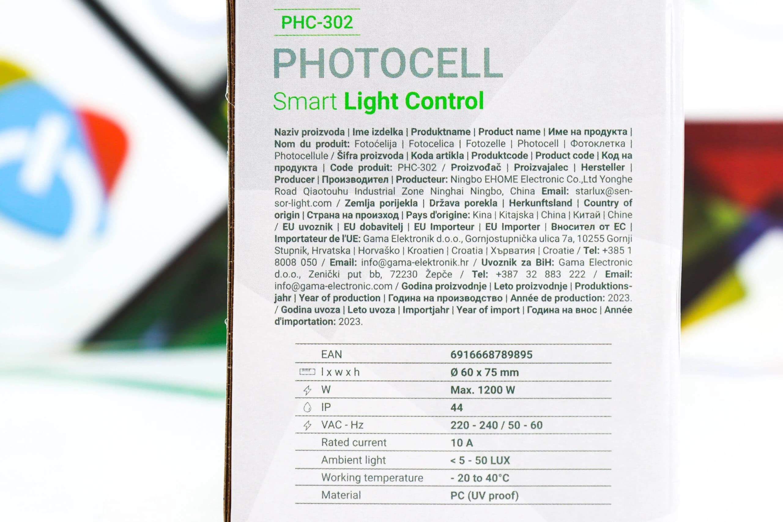 Senzor svjetla GreenTech Photocell PHC-302 fotosenzor fotoćelija
