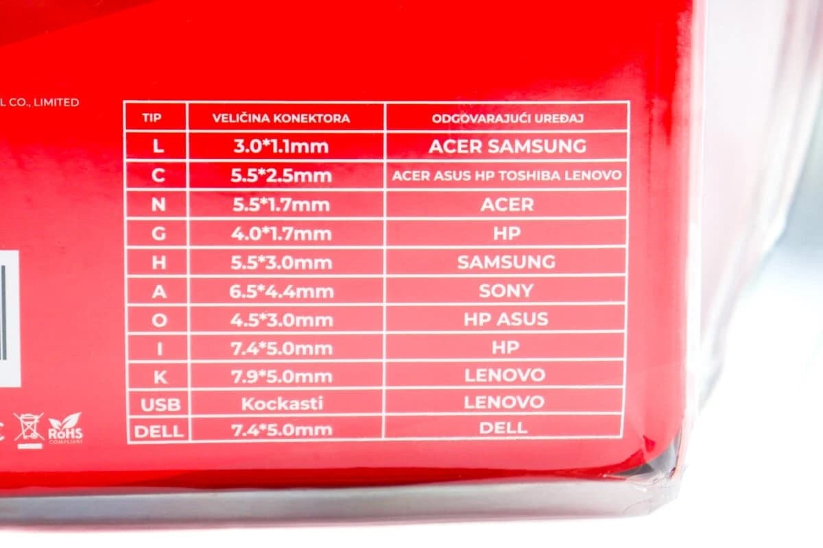 Punjač za laptop Platoon PL-UA1 univerzalni