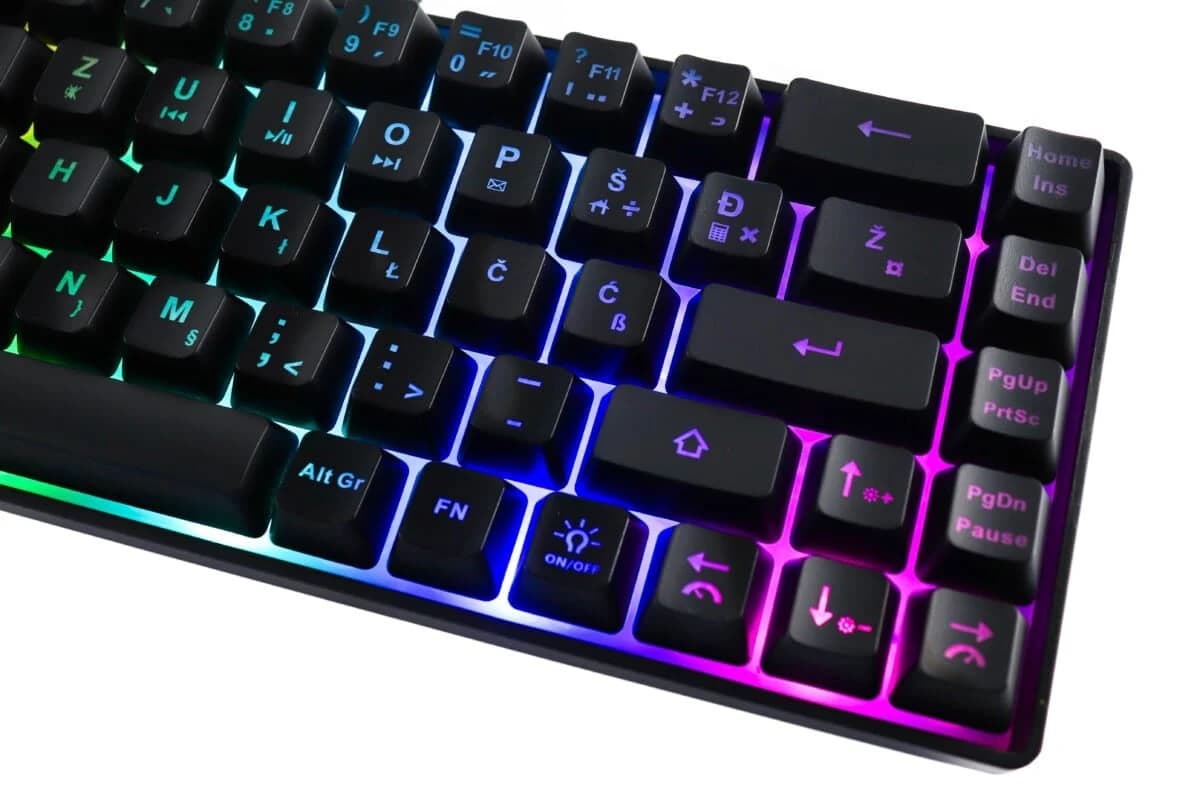 Gaming tipkovnica White Shark Ronin LED RGB crna