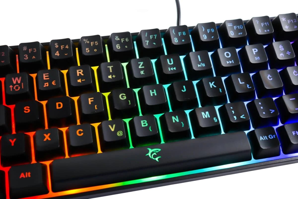 Gaming tipkovnica White Shark Ronin LED RGB crna