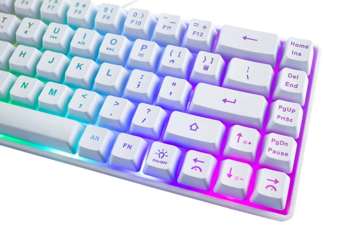 Gaming tipkovnica White Shark Ronin LED RGB bijela
