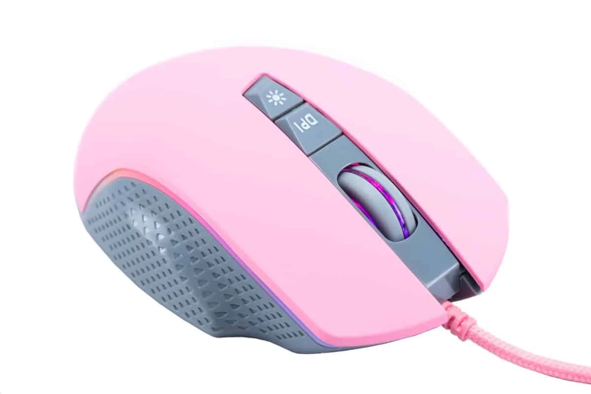 Gaming miš White Shark Gareth Pink 6400dpi GM-5009