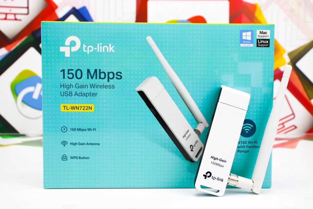 Wi-Fi USB adapter TP-Link TL-WN722N 150Mbps vanjska antena