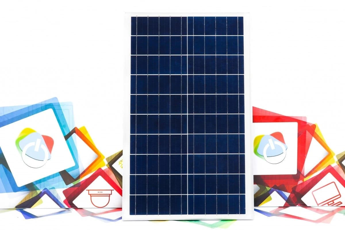 LED solarni reflektor 60W Green Tech SLF-60W-CW IP 65