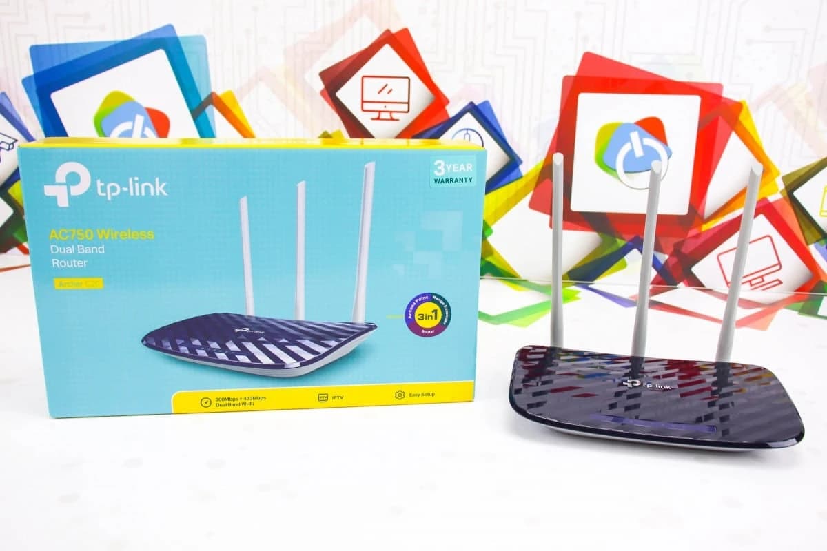 Router TP-Link Archer C20 AC750 Dual-Band 3 antene