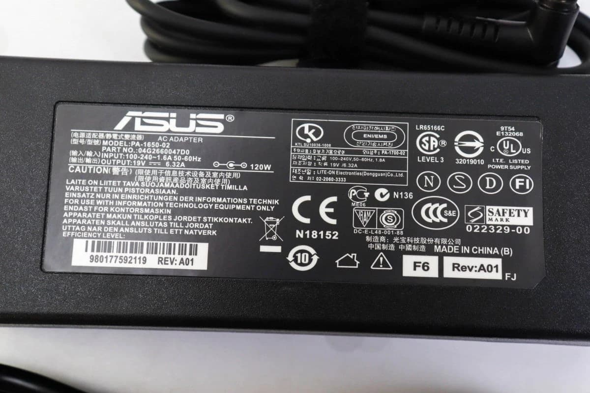 Punjač za laptop Asus 19V 6,3A 120W 5,5x2,5mm