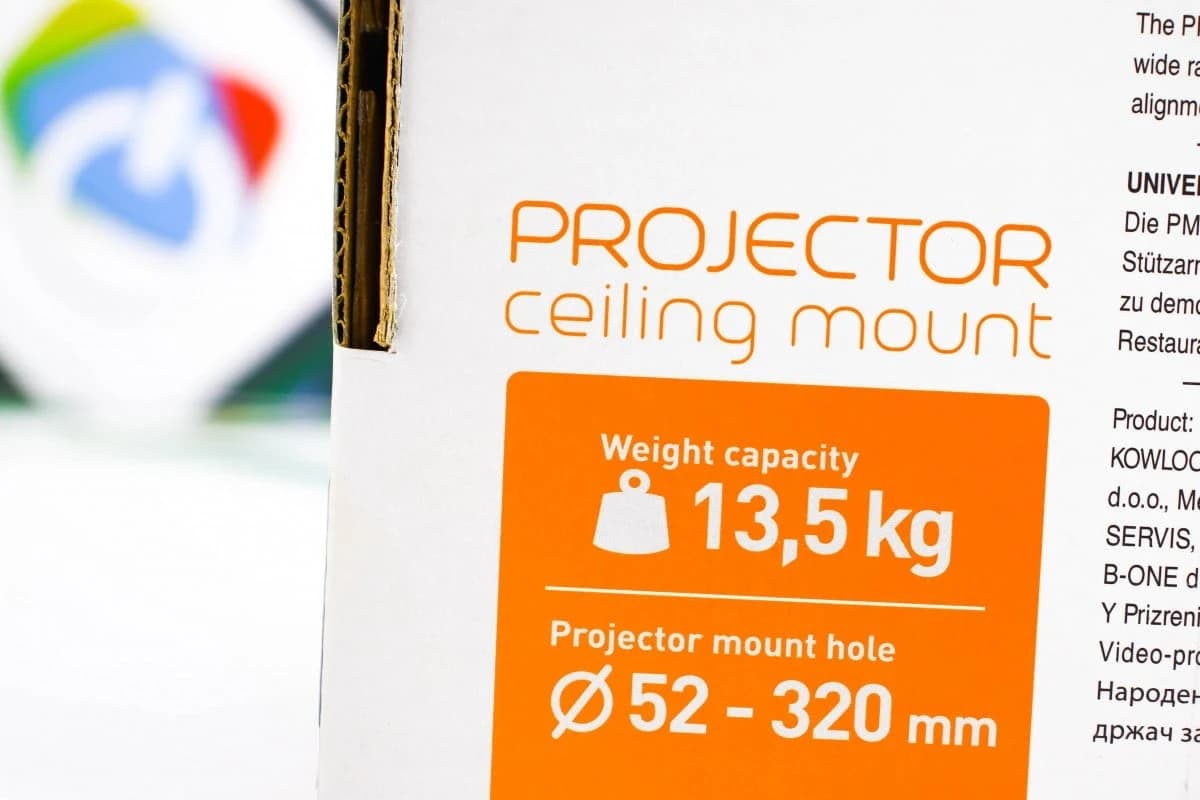 Nosač za projektor stropni SBOX PM-18