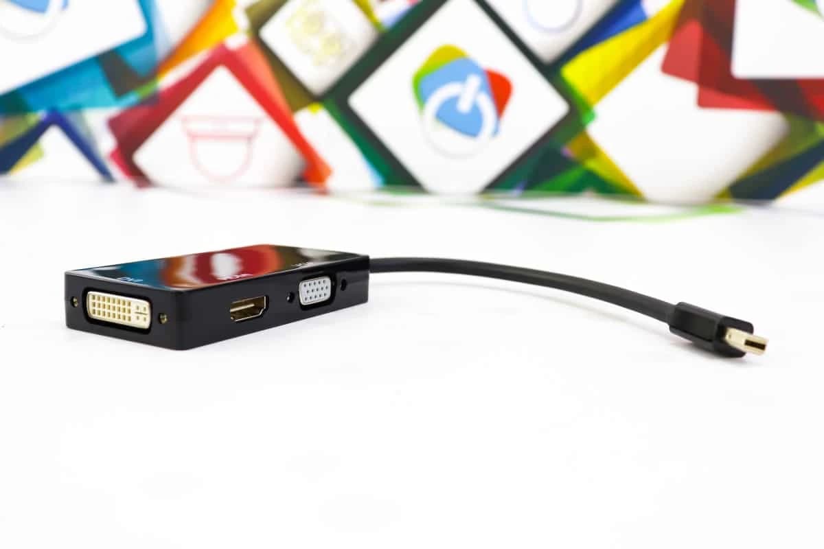 Mini Displayport - VGA , HDMI , DVI 3u1 adapter
