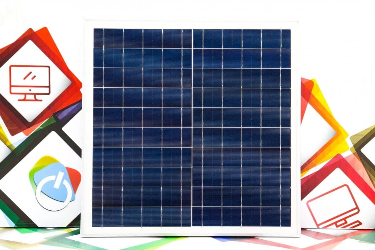 LED solarni reflektor 60W Green Tech SLF-60W-CW IP 65
