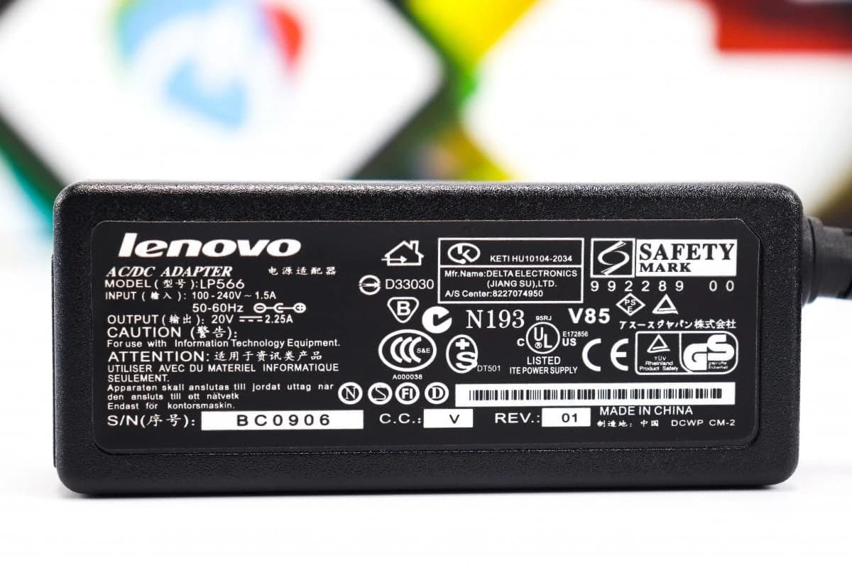 Punjač za laptop Lenovo 20V 2,25A 45W 4,0x1,7