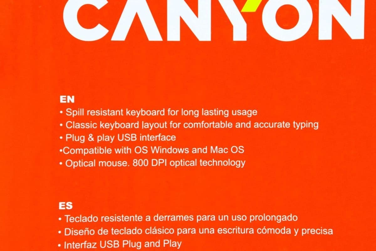Tipkovnica i miš žičani set Canyon Combo SET-1