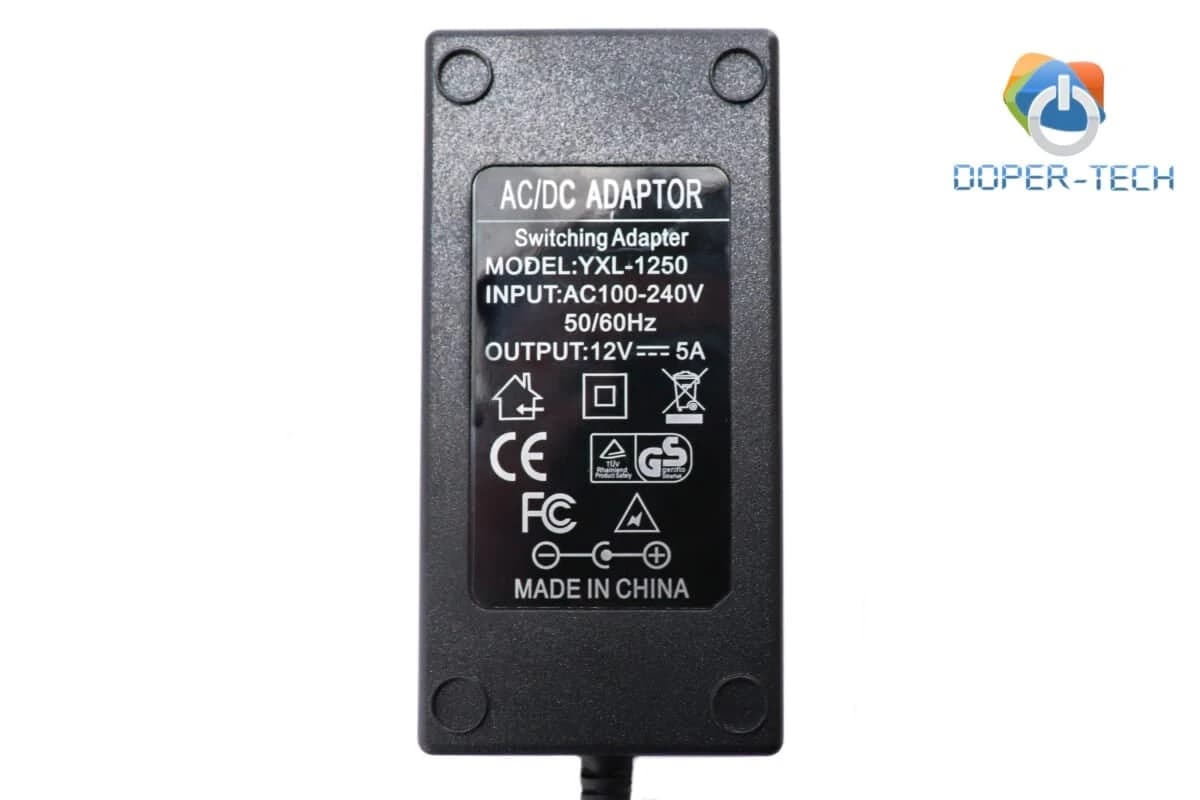 AC adaper 12V 5A PVC 60W LED videonadzor