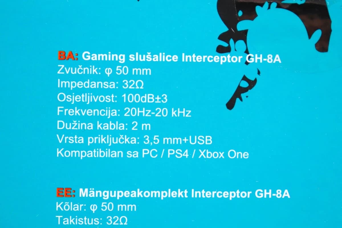 Gaming slušalice Canyon Interceptor CND-SGHS8A