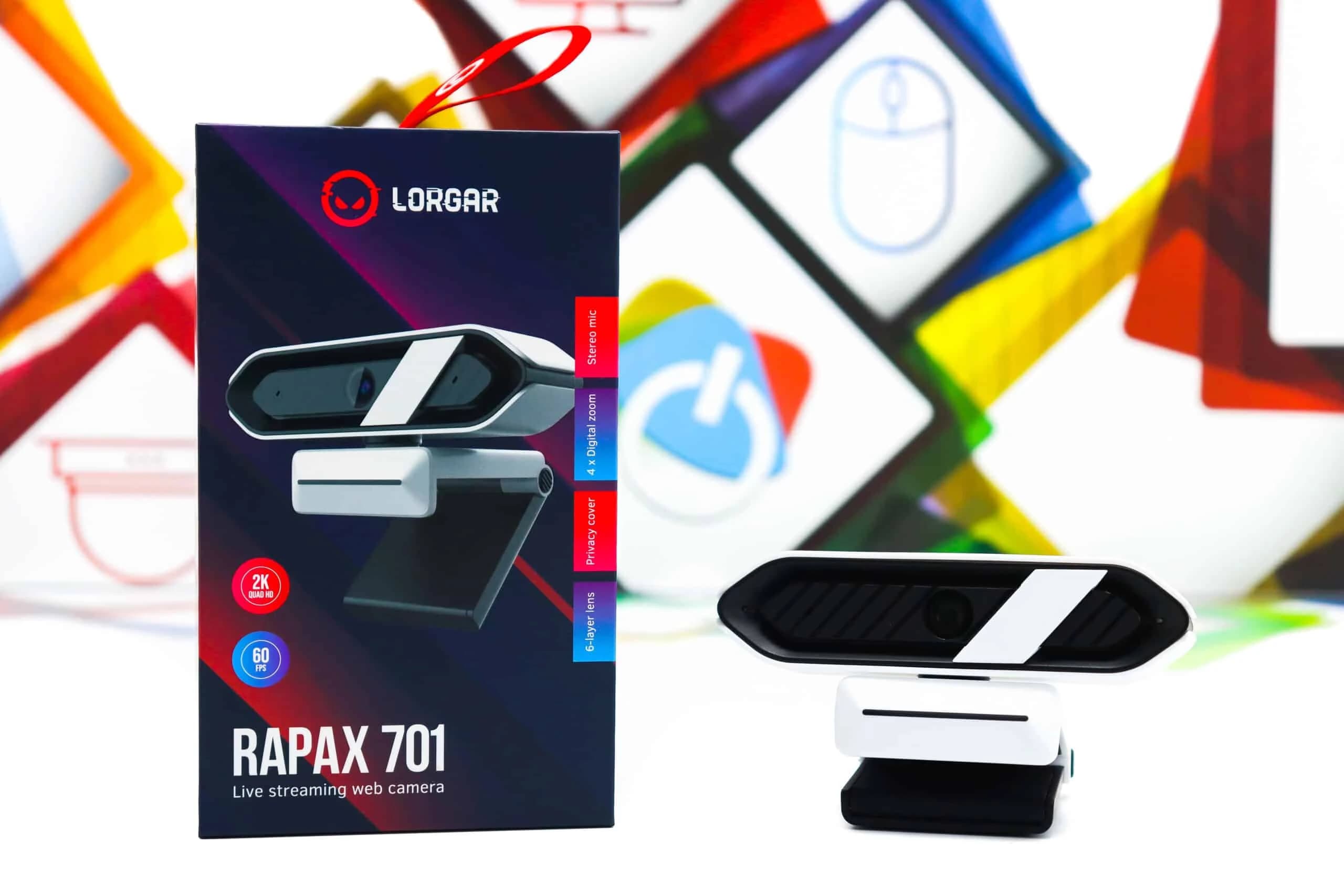 Web kamera Lorgar Rapax 701 2K 60FPS 1440p