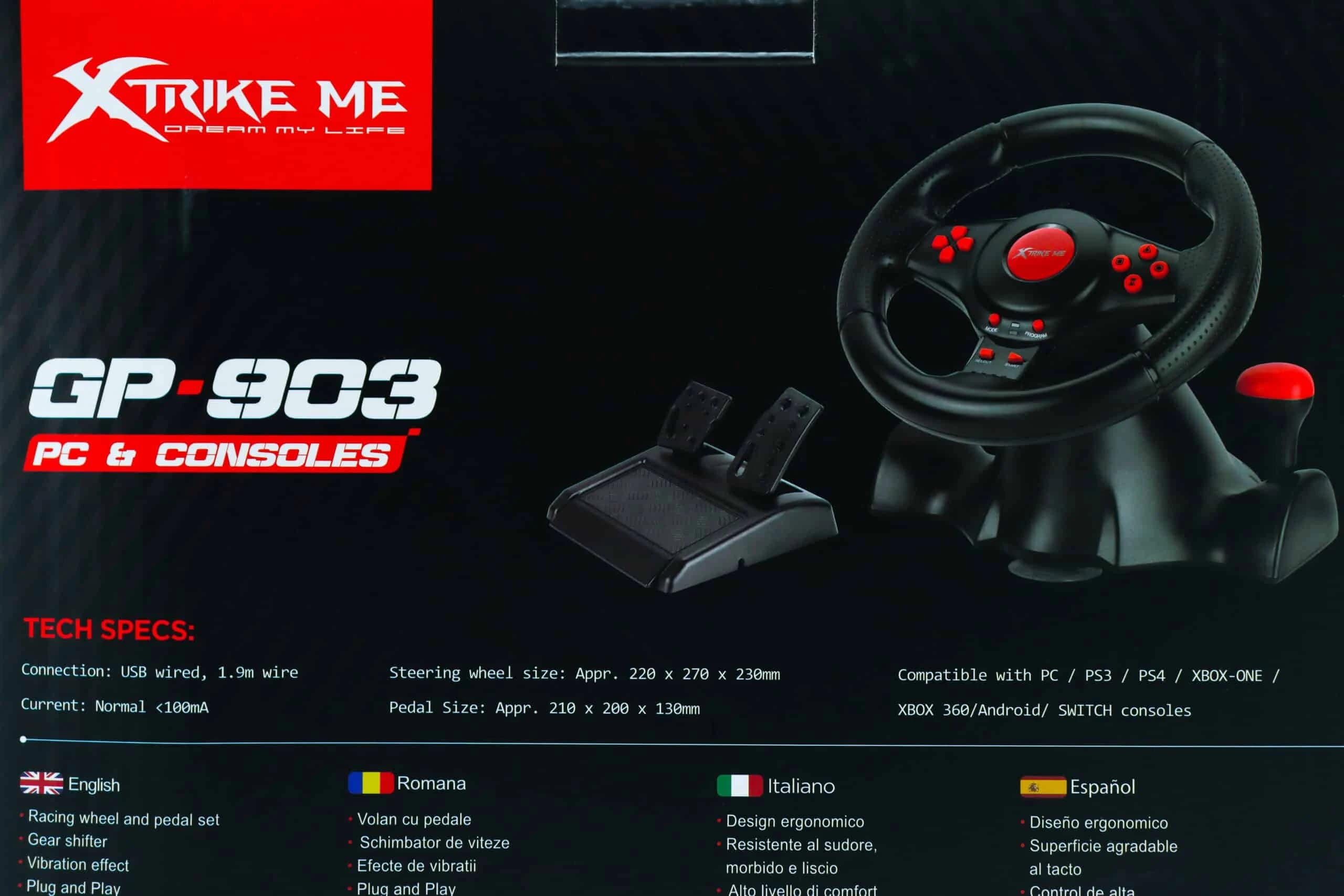Volan za PC PS3 PS4 Android Xtrike Me GP-903