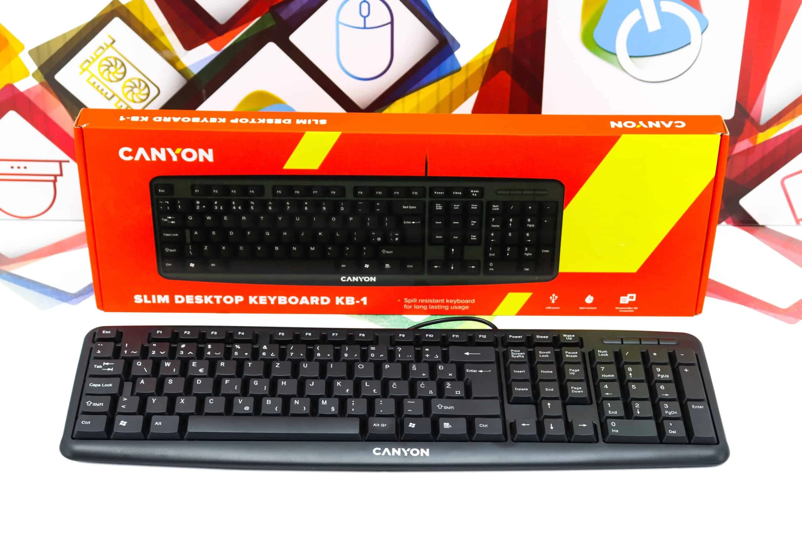 Office tipkovnica Canyon KB-1