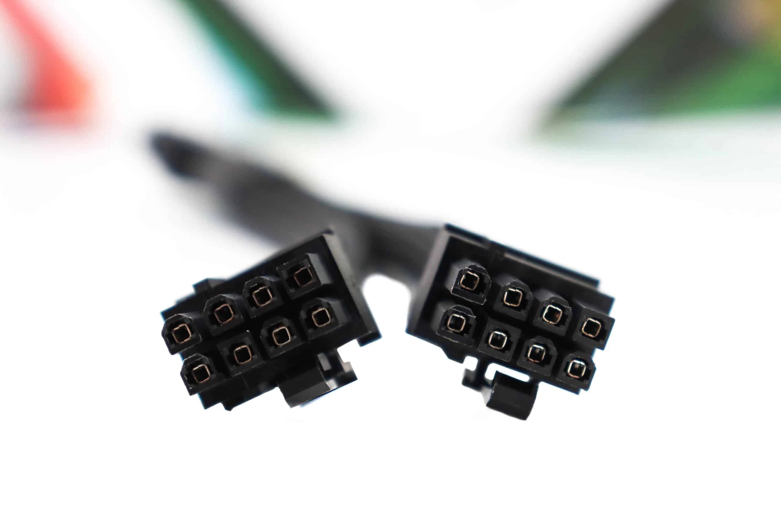 PCIe 8pin to dual 6+2 pin cable