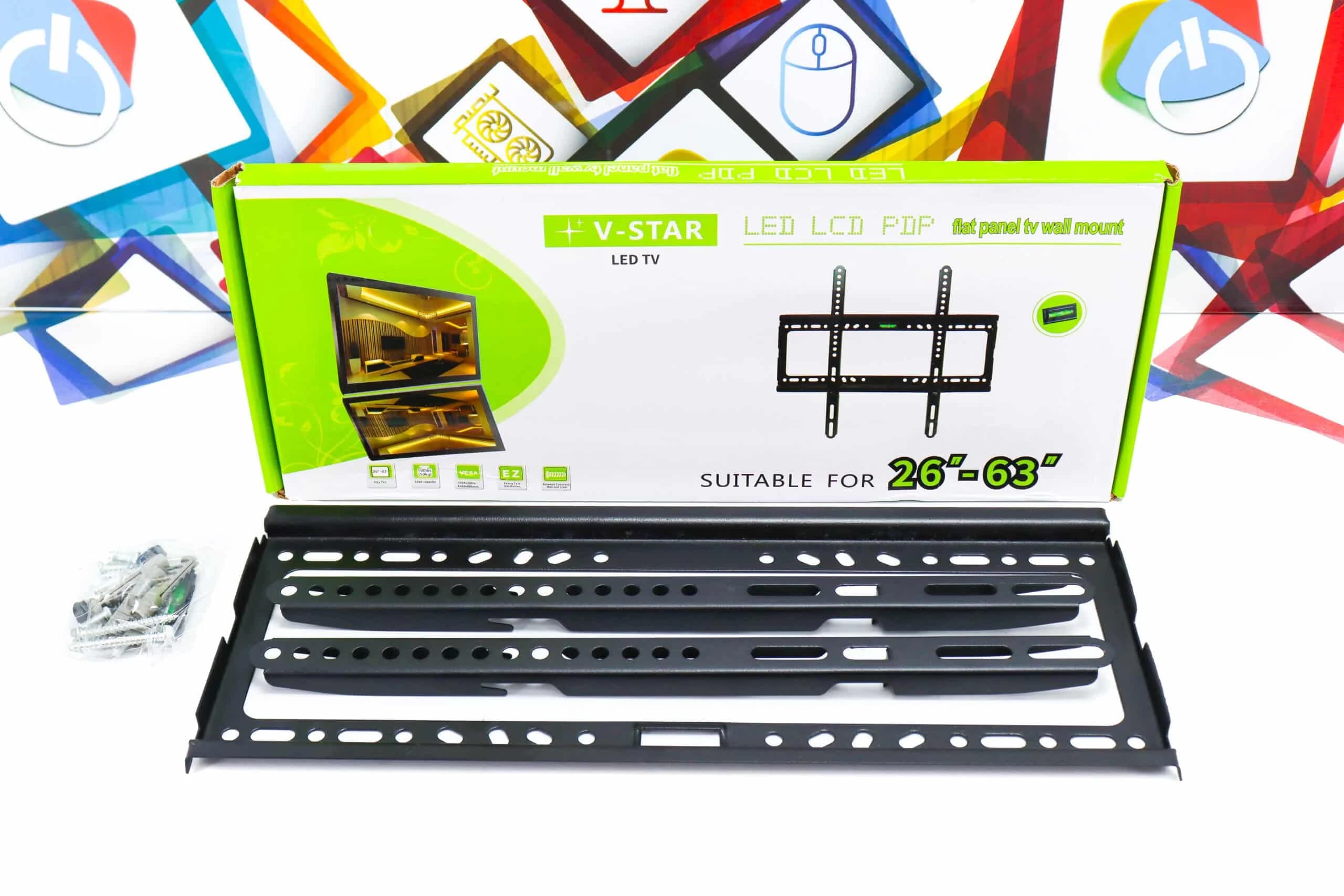 Nosač za LED LCD TV zidni V-Star V-2 26''- 63'' 50kg