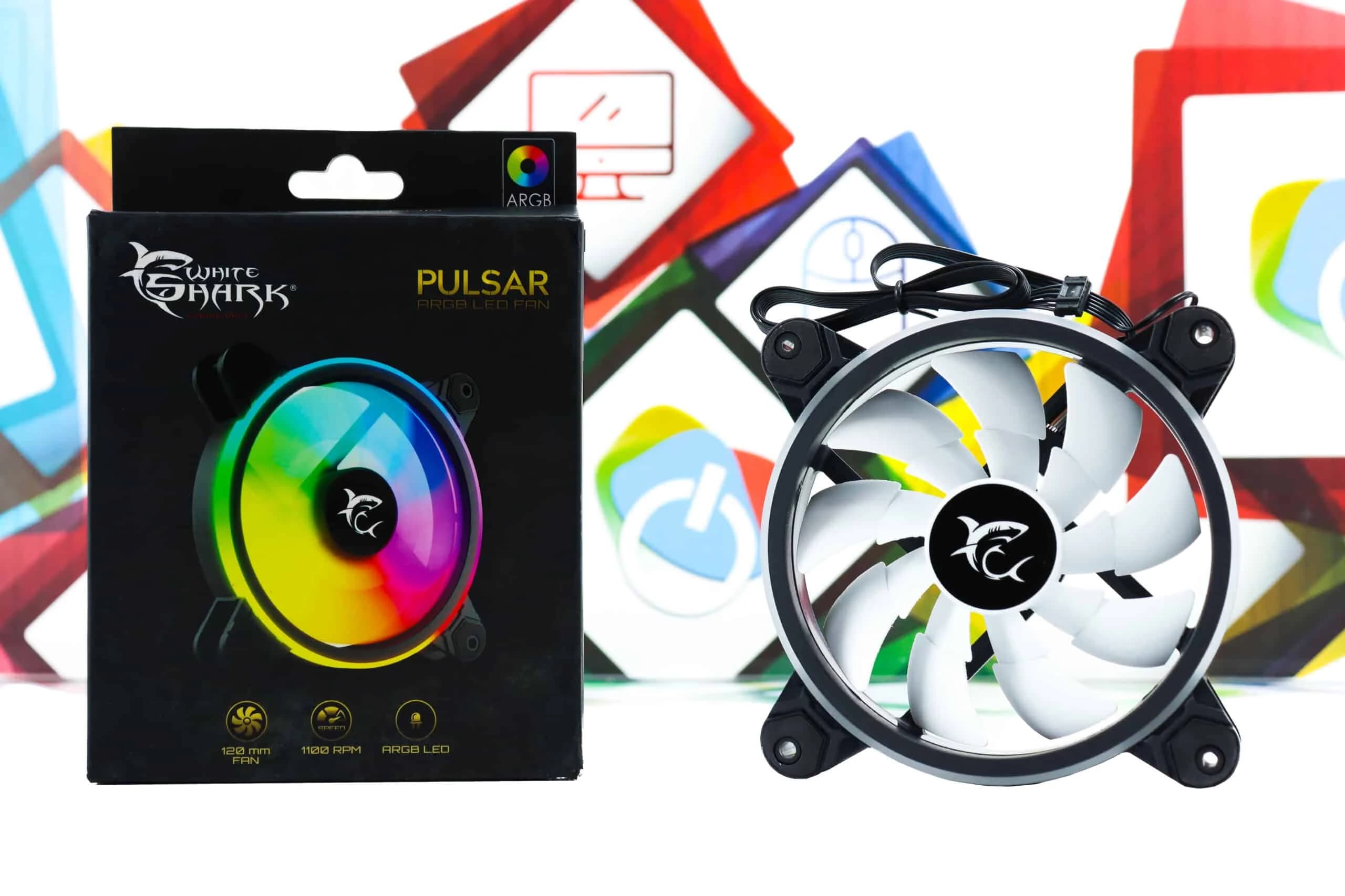 Cooler za kućište White Shark Pulsar ARGB LED 120mm