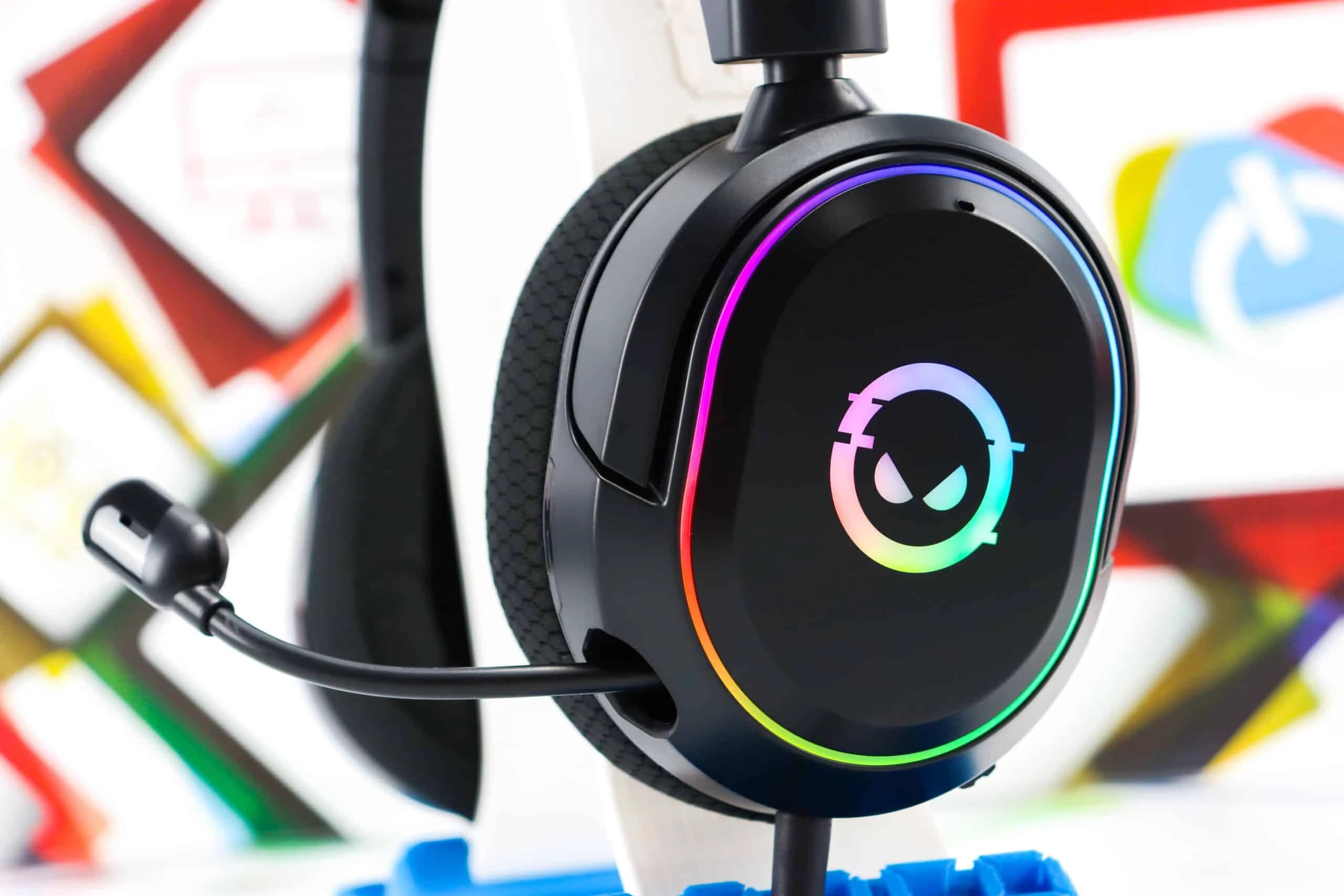 Gaming slušalice Lorgar Kaya 460 crne RGB