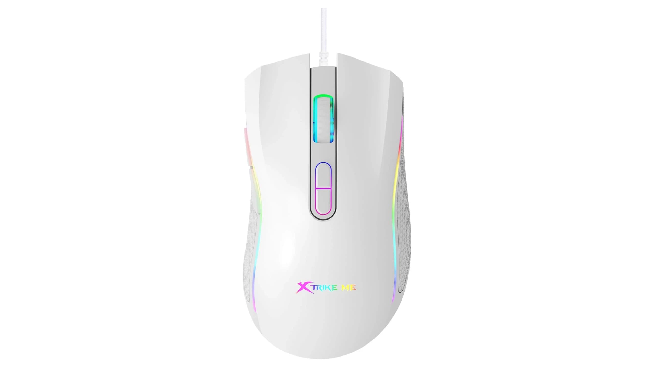 Gaming miš Xtrike Me GM-314 White RGB 7200dpi