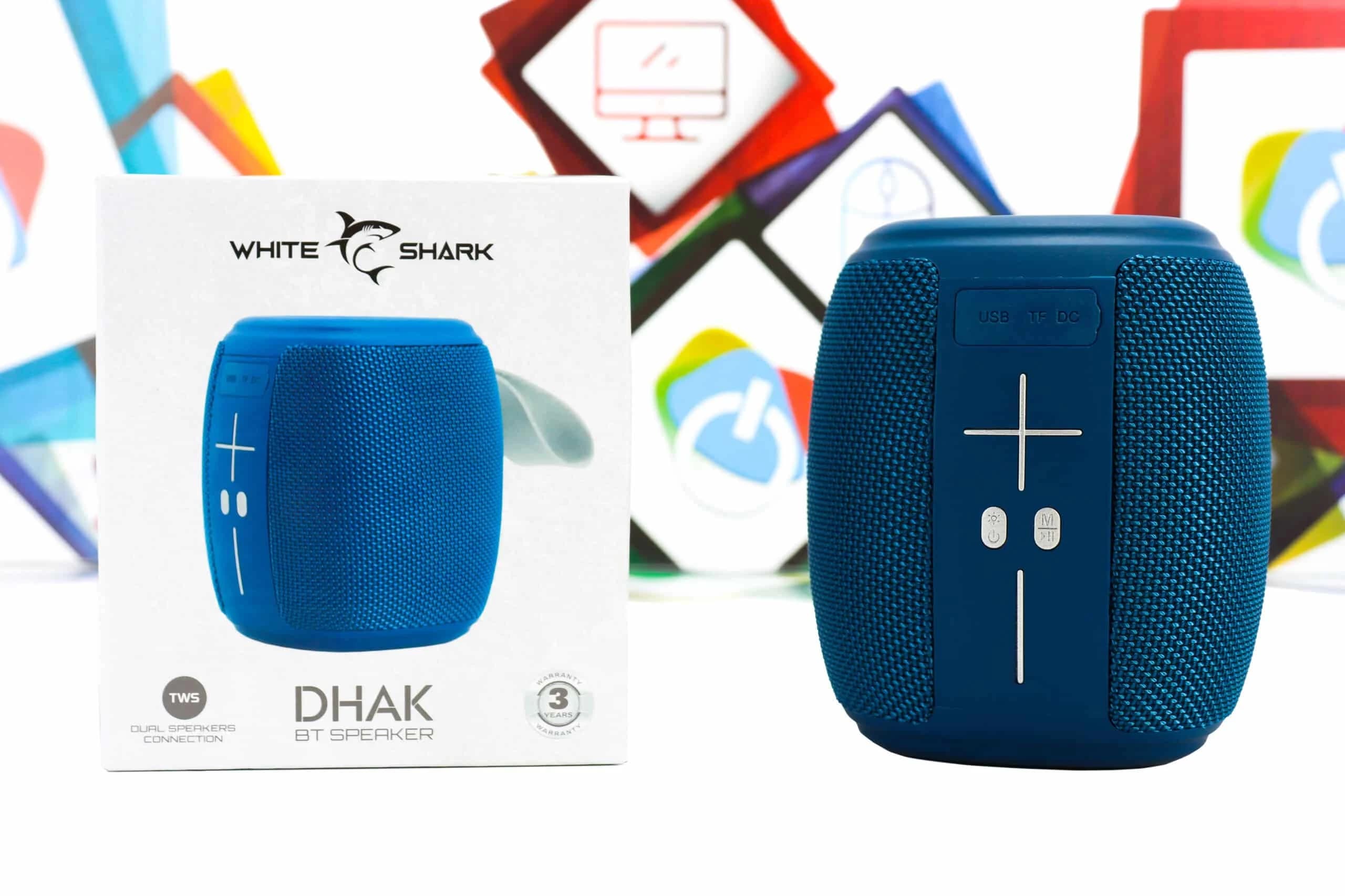 Bluetooth zvučnik White Shark Dhak 5W GBT-808 plavi