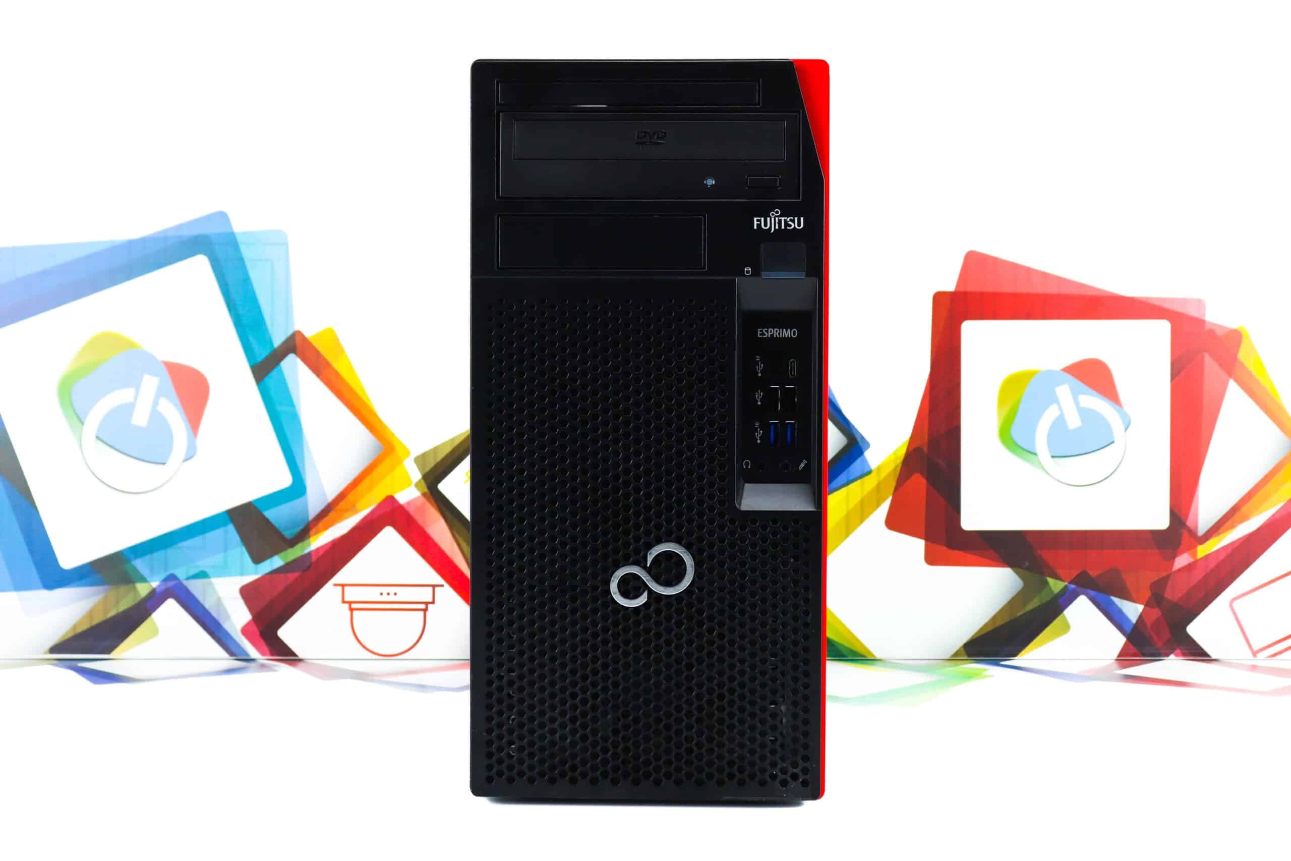 Office uredski set Fujitsu P758 + HP Compaq LA2306x 23"