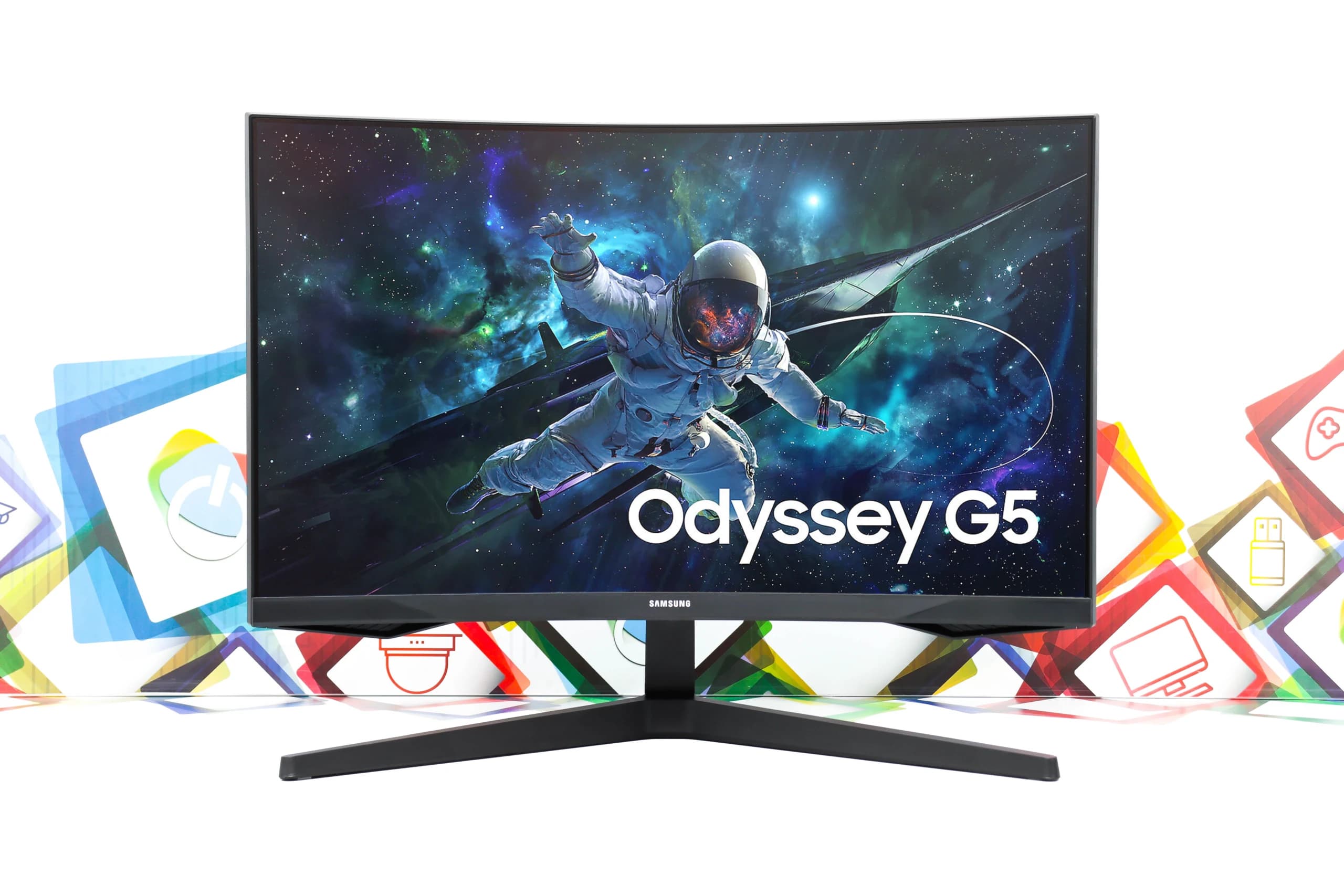 Monitor Samsung Odyssey G5 S27CG552EU 27'' 165Hz zakrivljeni QHD