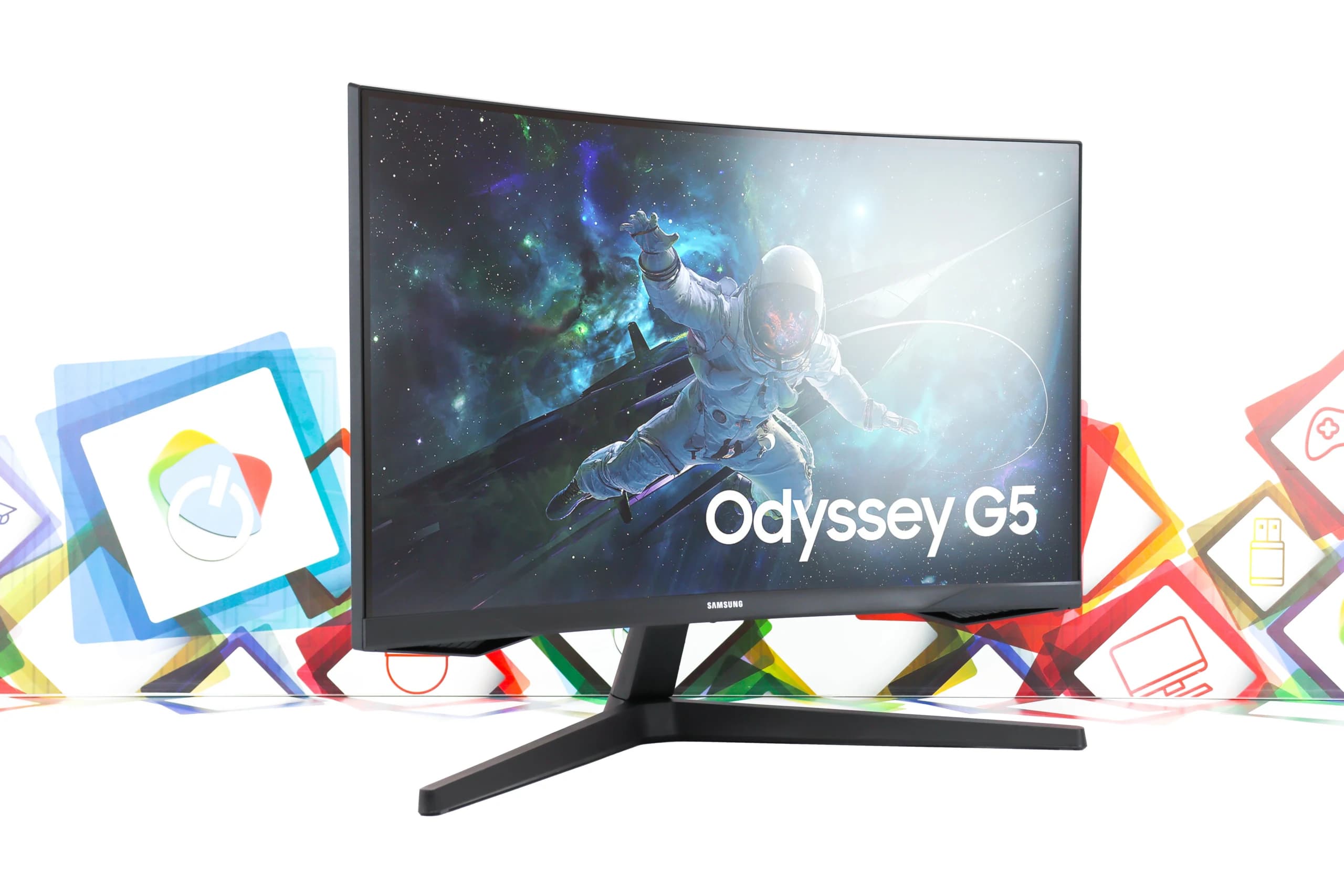 Monitor Samsung Odyssey G5 S27CG552EU 27'' 165Hz zakrivljeni QHD