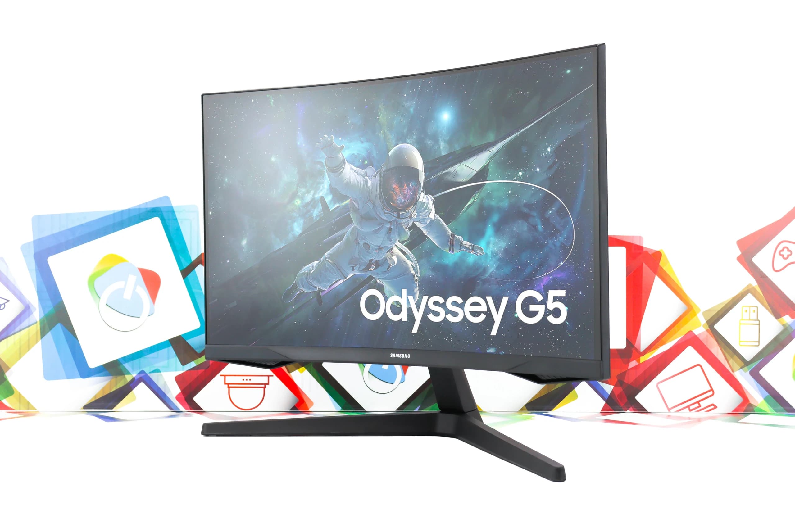 Monitor Samsung Odyssey G5 S27CG552EU 27'' 165Hz zakrivljeni QHD