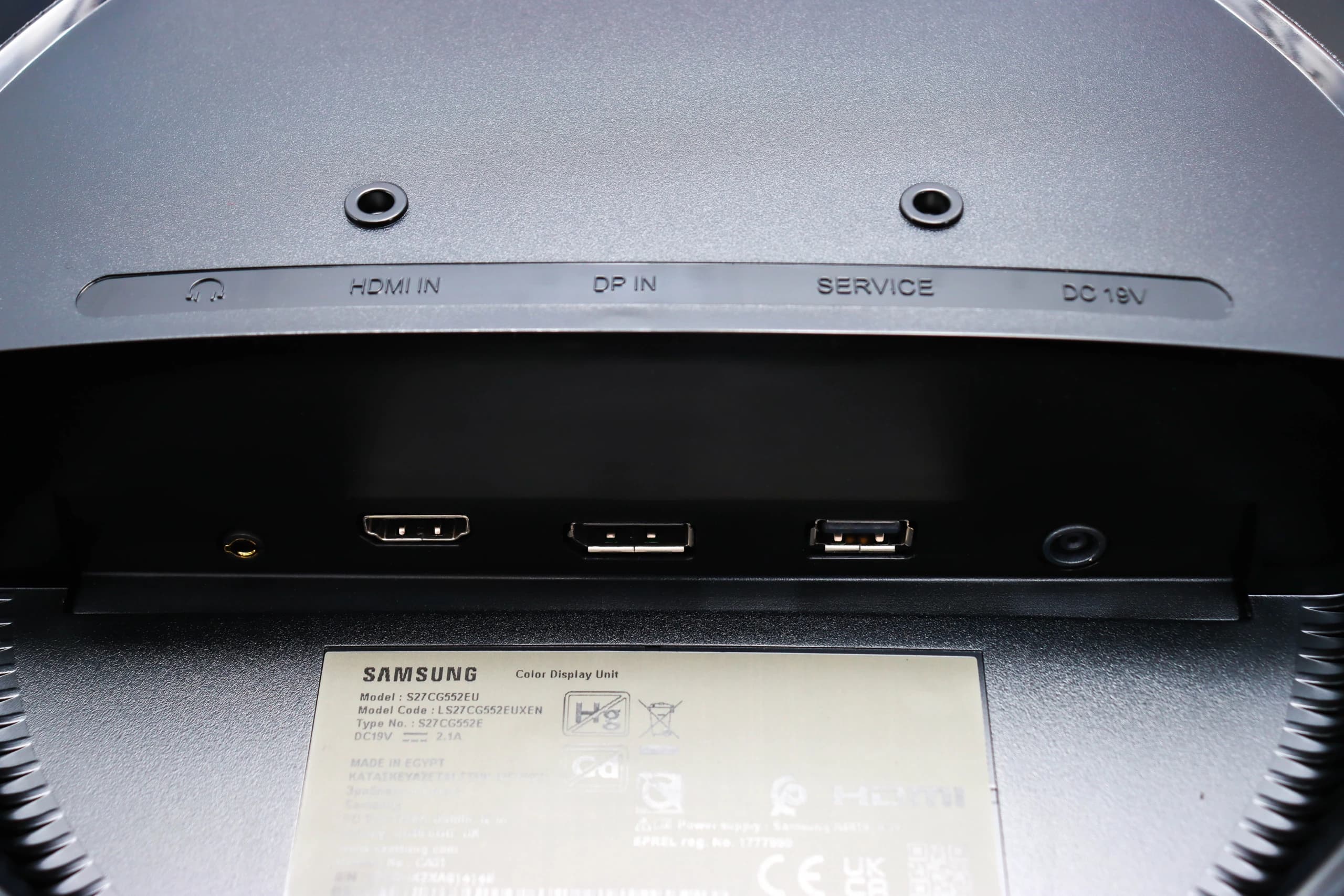 Monitor Samsung Odyssey G5 S27CG552EU 27'' 165Hz zakrivljeni QHD