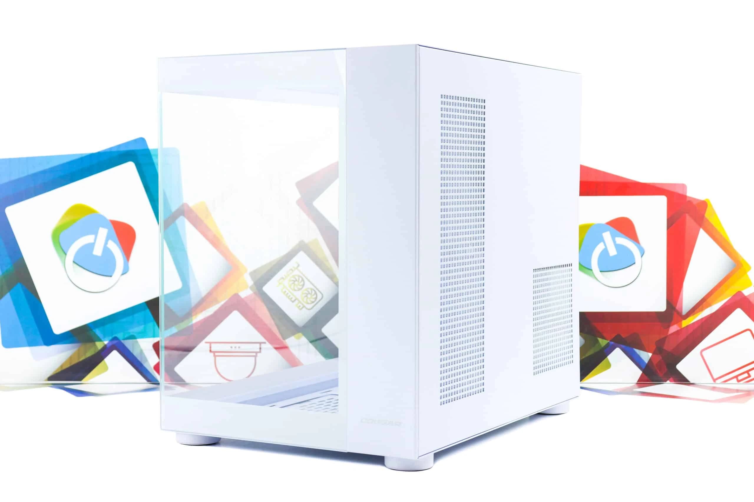 Kućište Cougar FV150 ARGB White Mid Tower