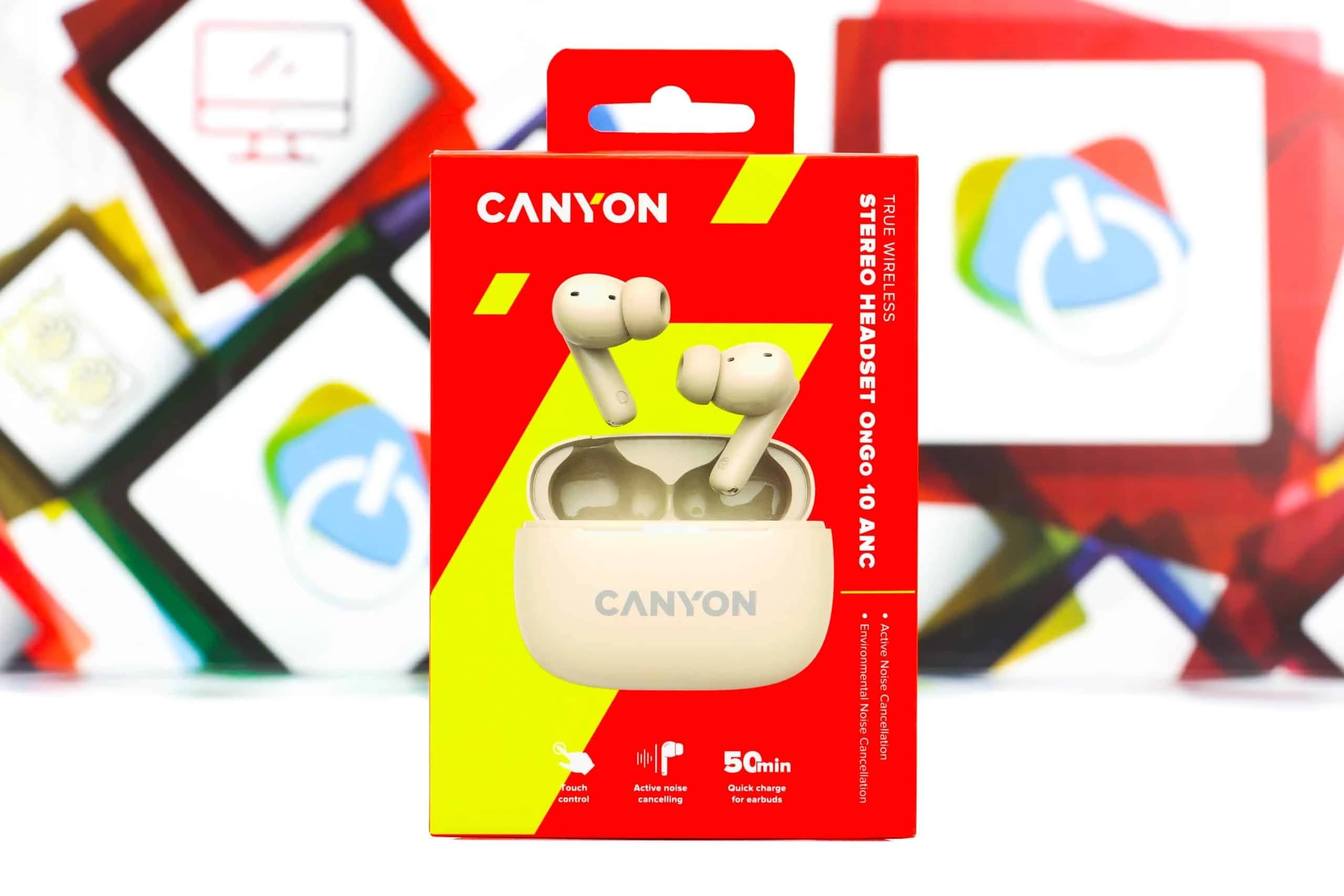 Slušalice bežične Canyon OnGo 10 ANC TWS-10 BT 5.3 bež