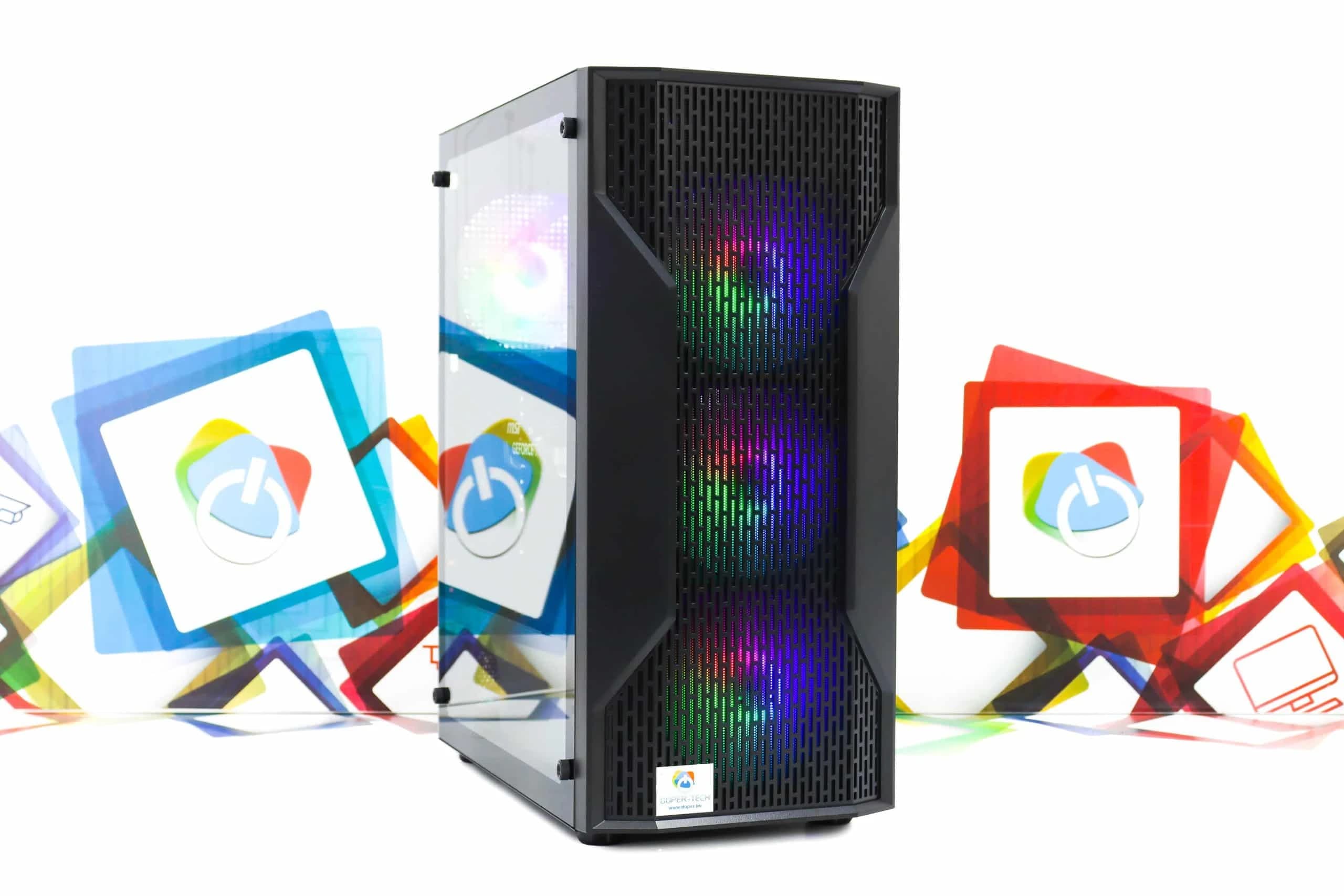 Gaming PC Cougar MX110-04 R5 5500 RTX 5060 500GB SSD 16GB DDR4