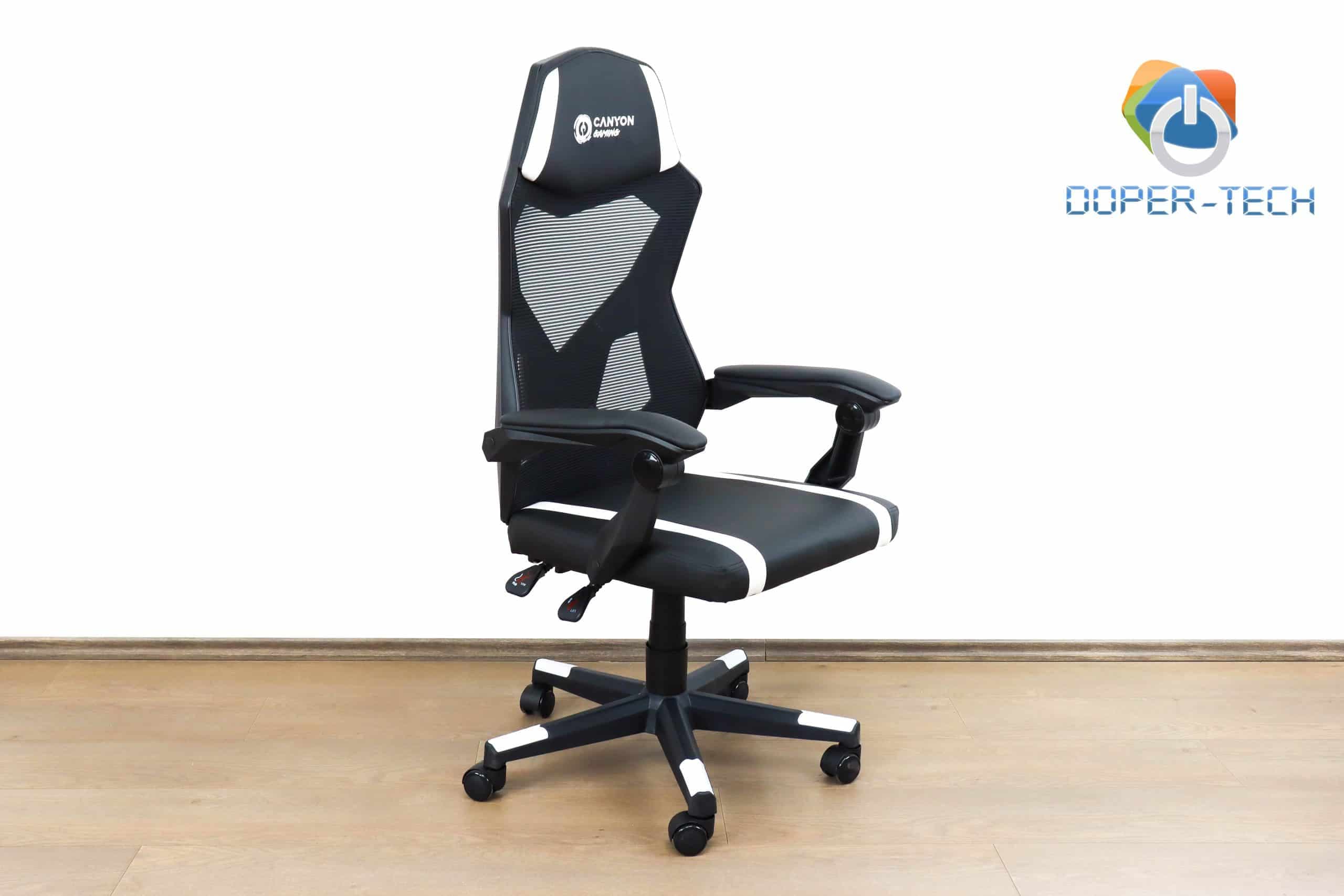 Gaming stolica Canyon Flow MCH01 crno-bijela