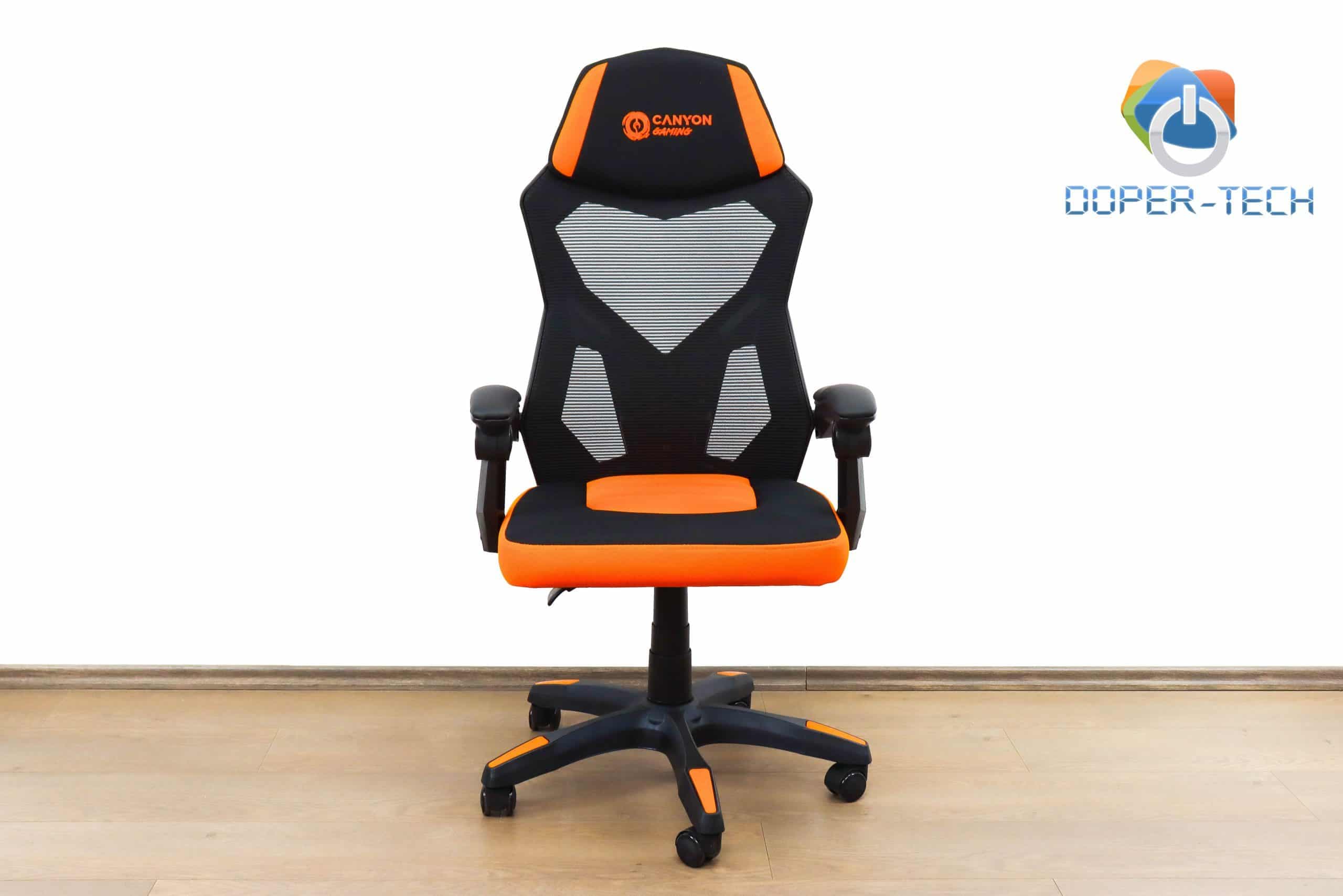 Gaming stolica Canyon Wave MCH02 Mesh Black Orange