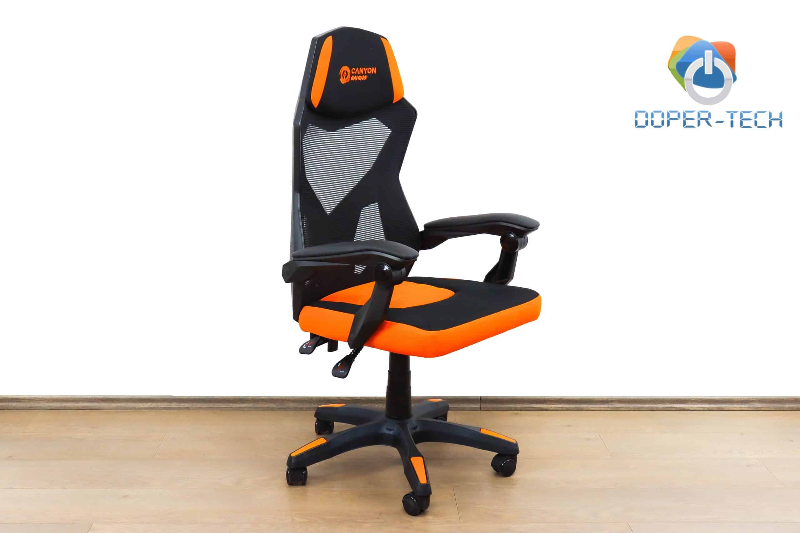Gaming stolica Canyon Wave MCH02 Mesh Black Orange
