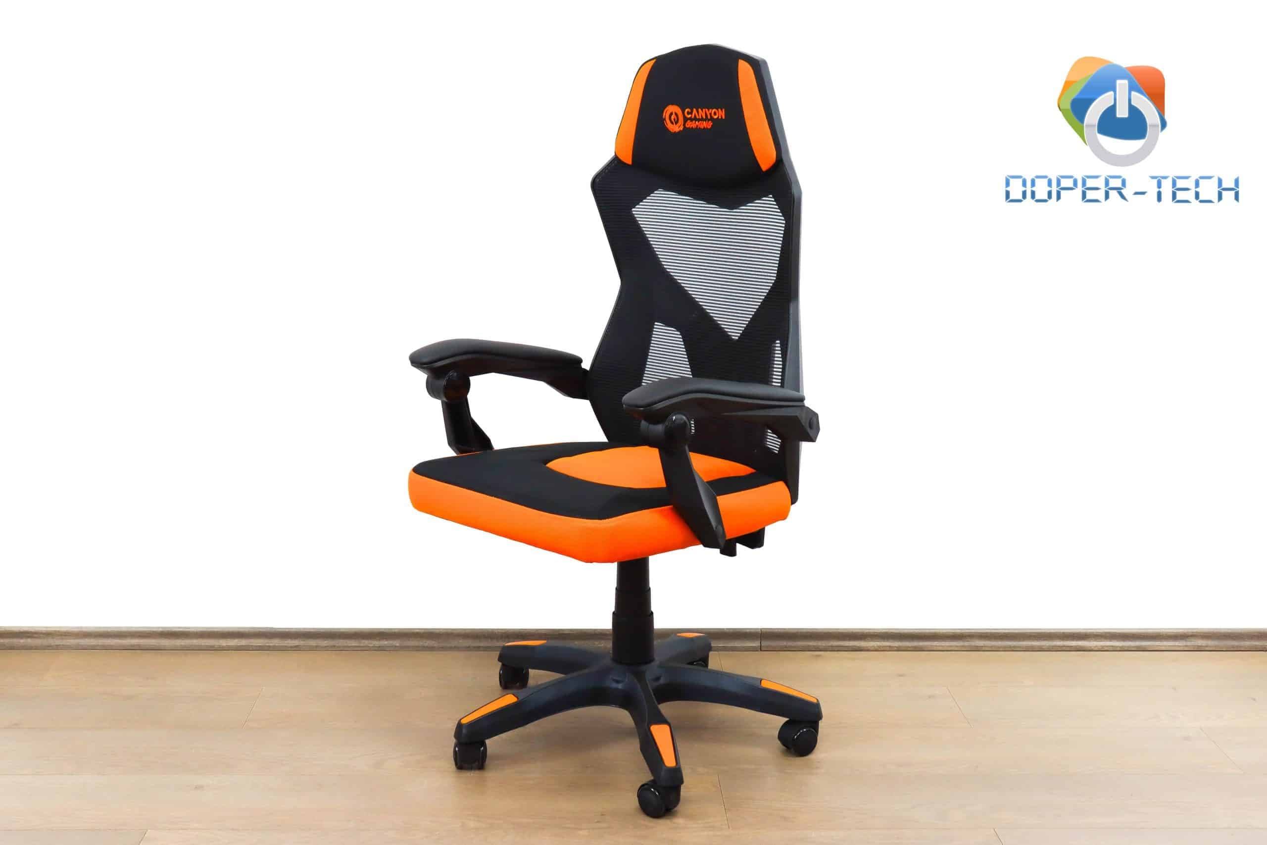 Gaming stolica Canyon Wave MCH02 Mesh Black Orange