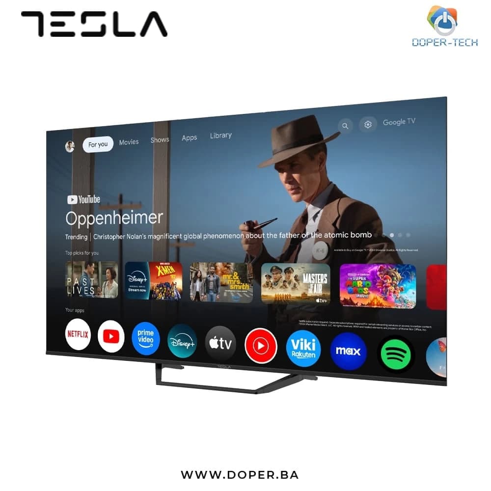 TV Tesla 65E655BUS 65'' LED 4K UHD Smart Google TV