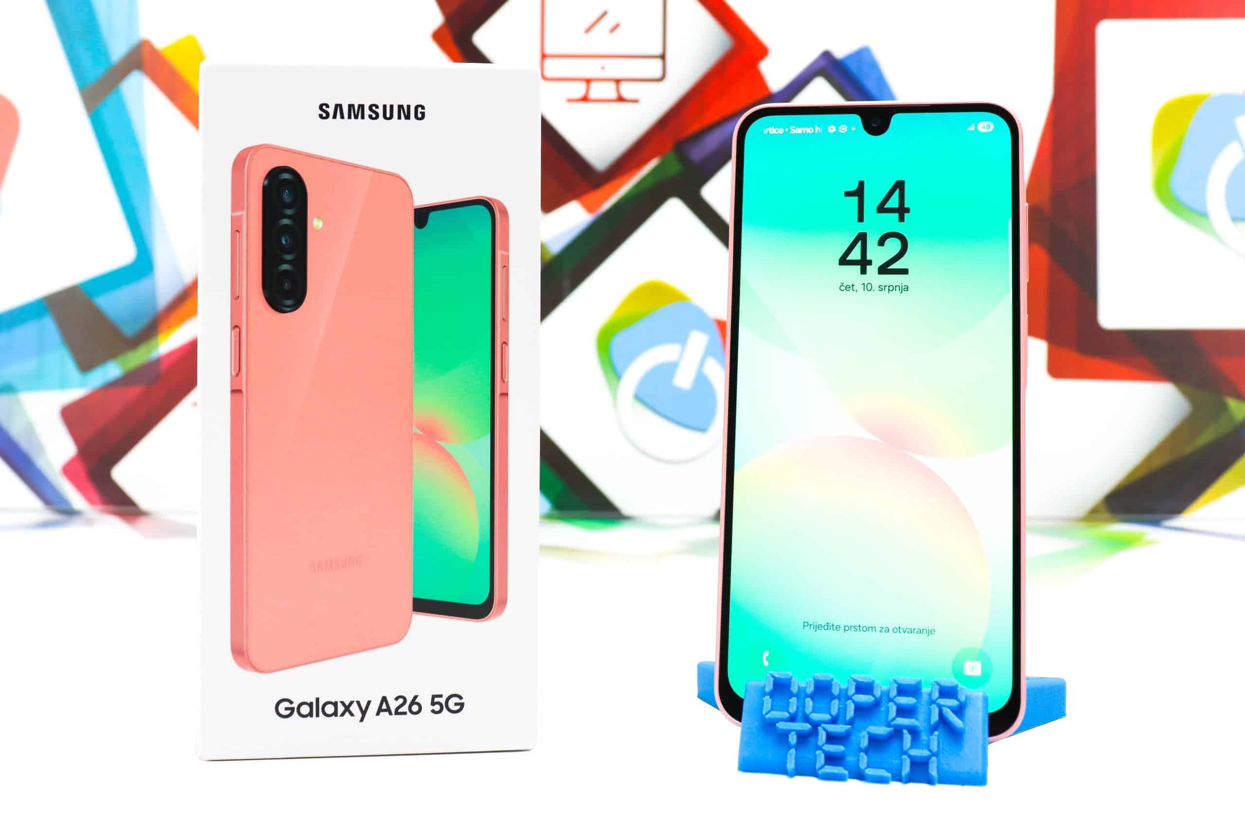 Smartphone Samsung Galaxy A26 5G 6GB / 128GB  Peach Pink