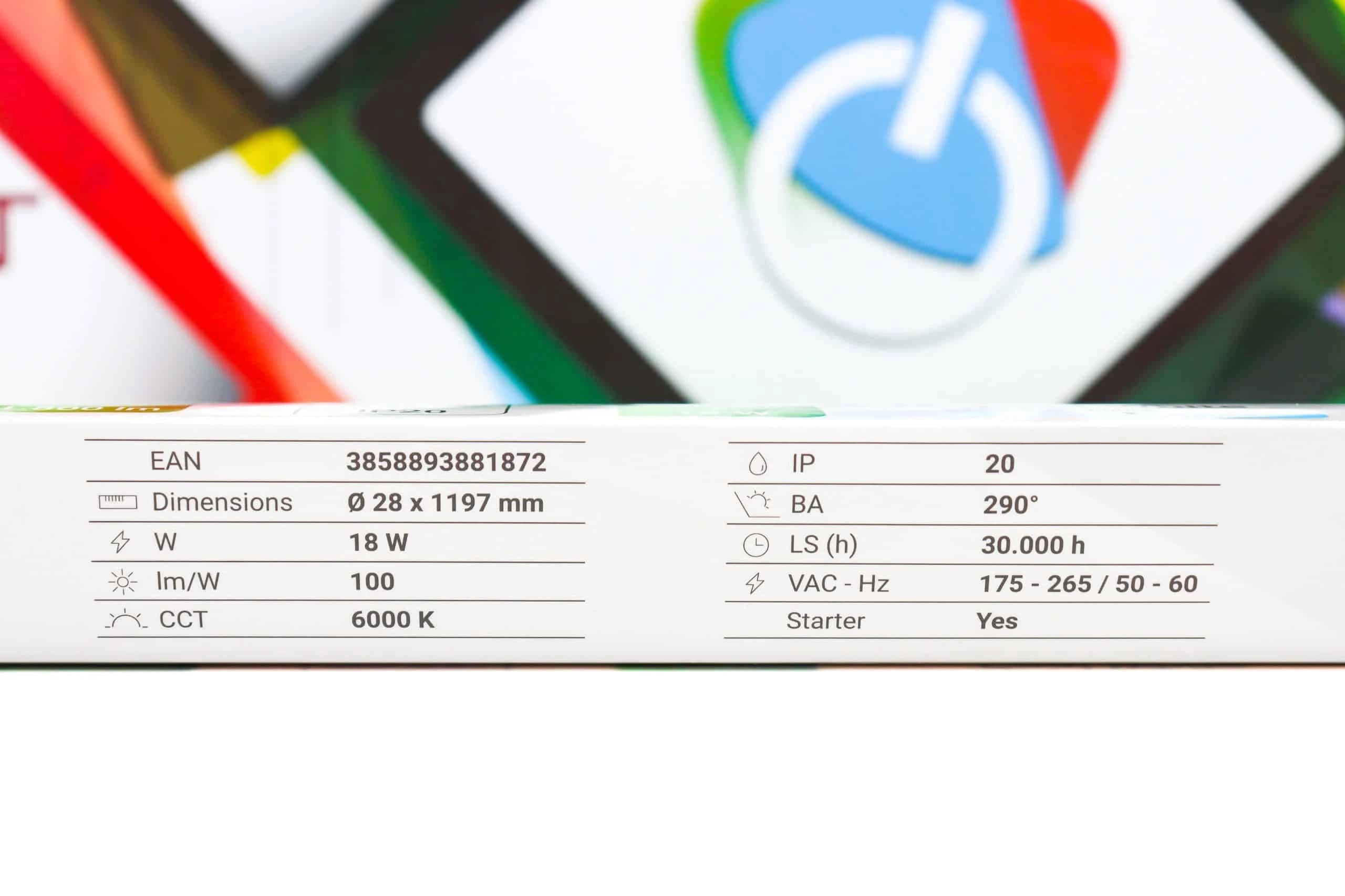 LED cijev Green Tech T8-G3-18W-CW 18W