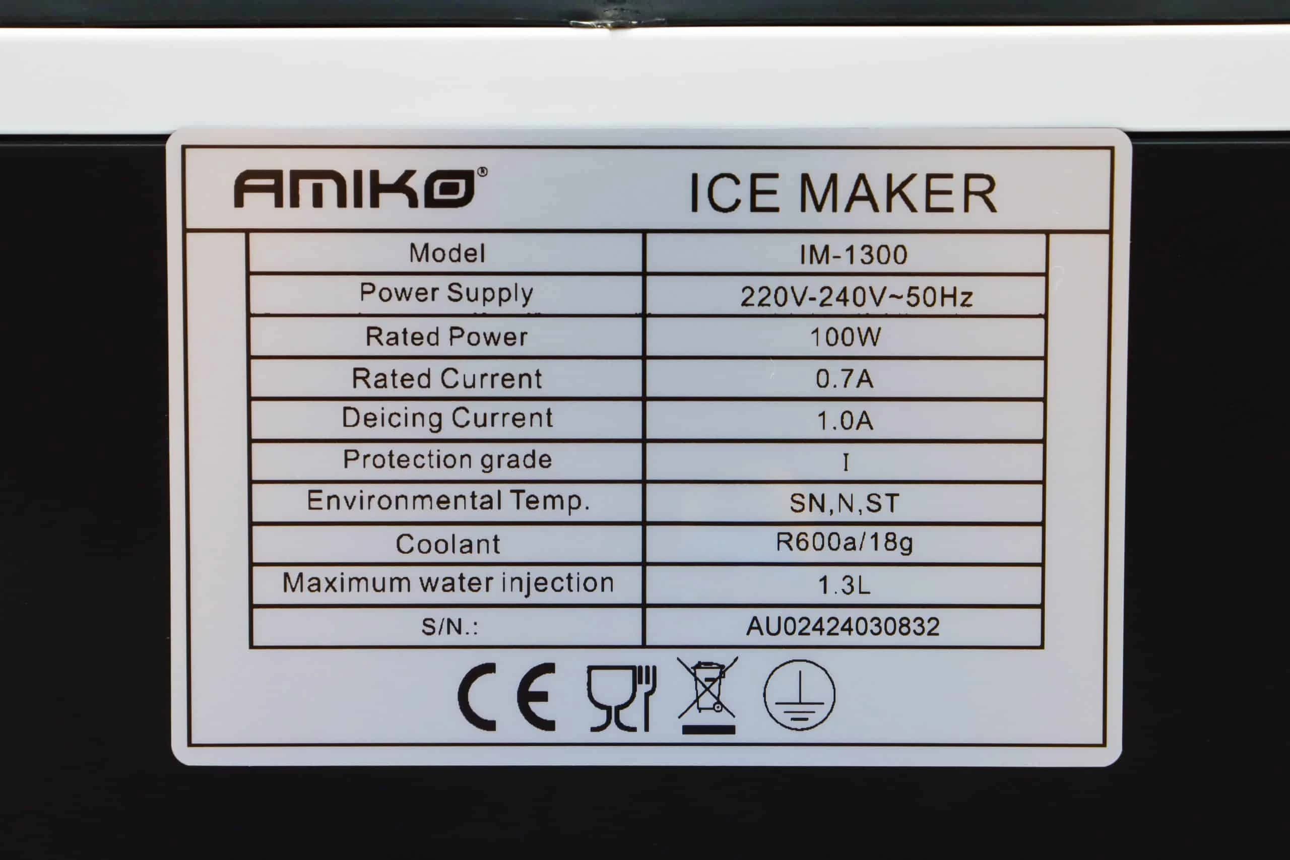 Ledomat Amiko Ice Maker IM1300 100W 1,3l