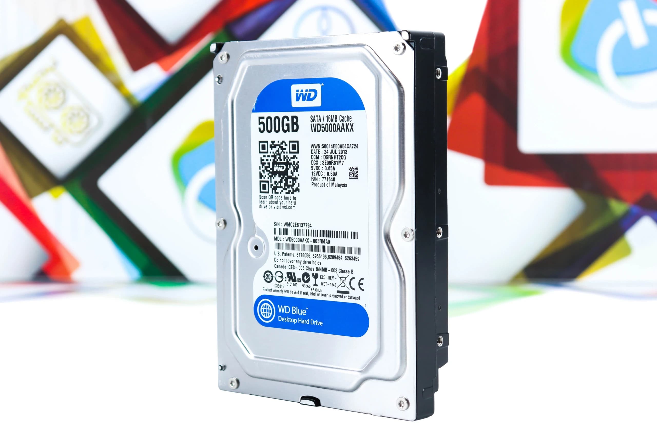 HDD 500GB WD BLUE 3,5'' 6Gbps