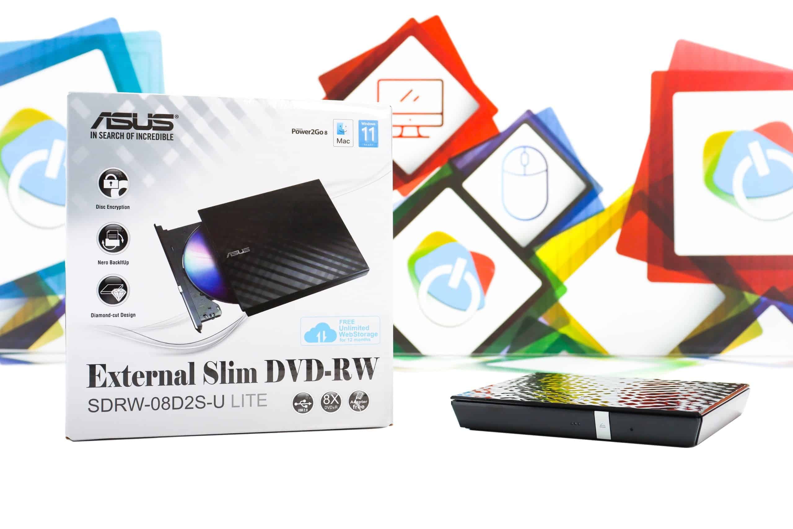 Eksterni čitač CD / DVD RW Asus SDRW-08D2S-U Lite
