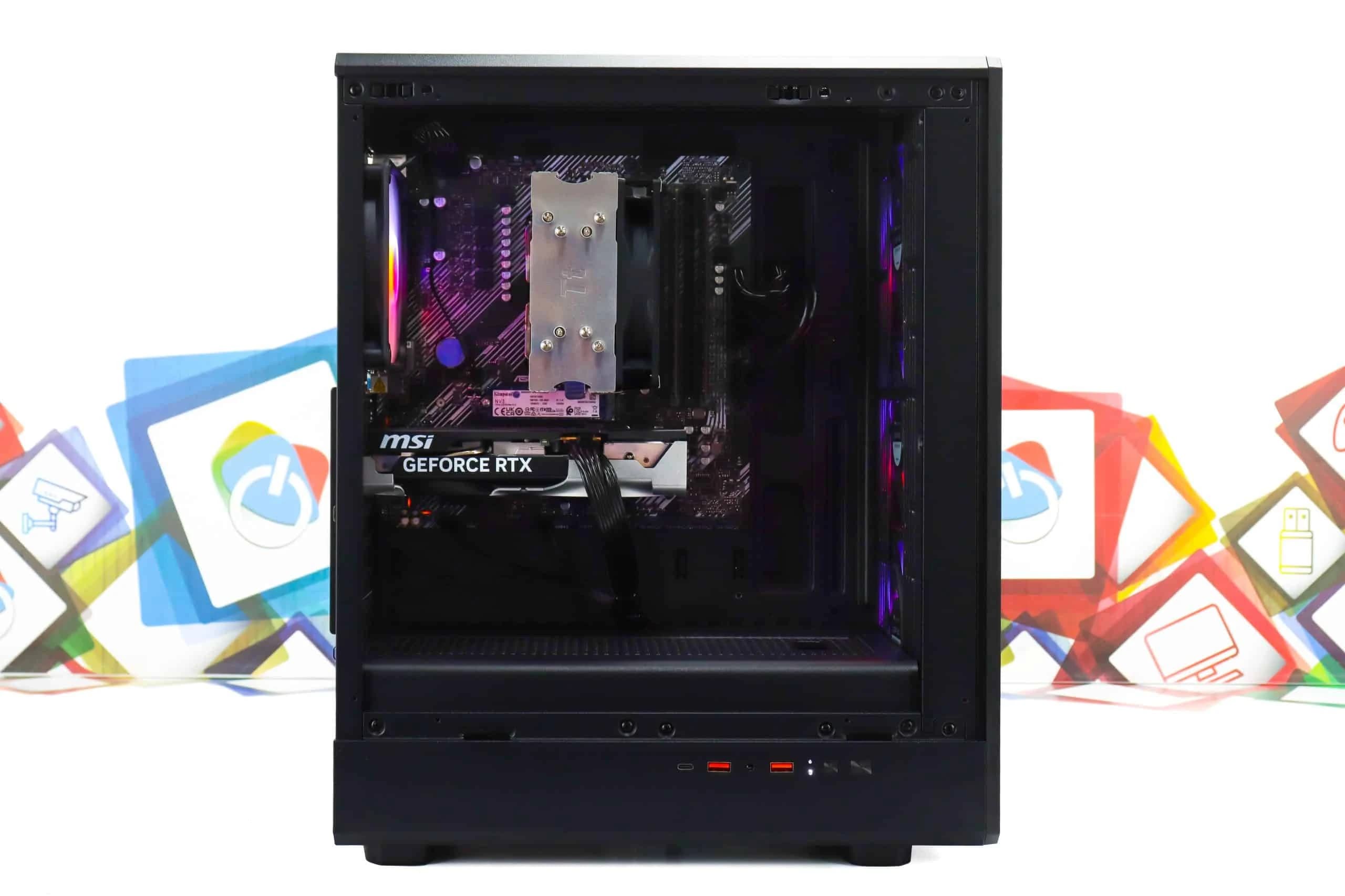 Gaming PC Airface Pure Pro-03 R5 5600X RTX 5050 1TB SSD 16GB DDR4