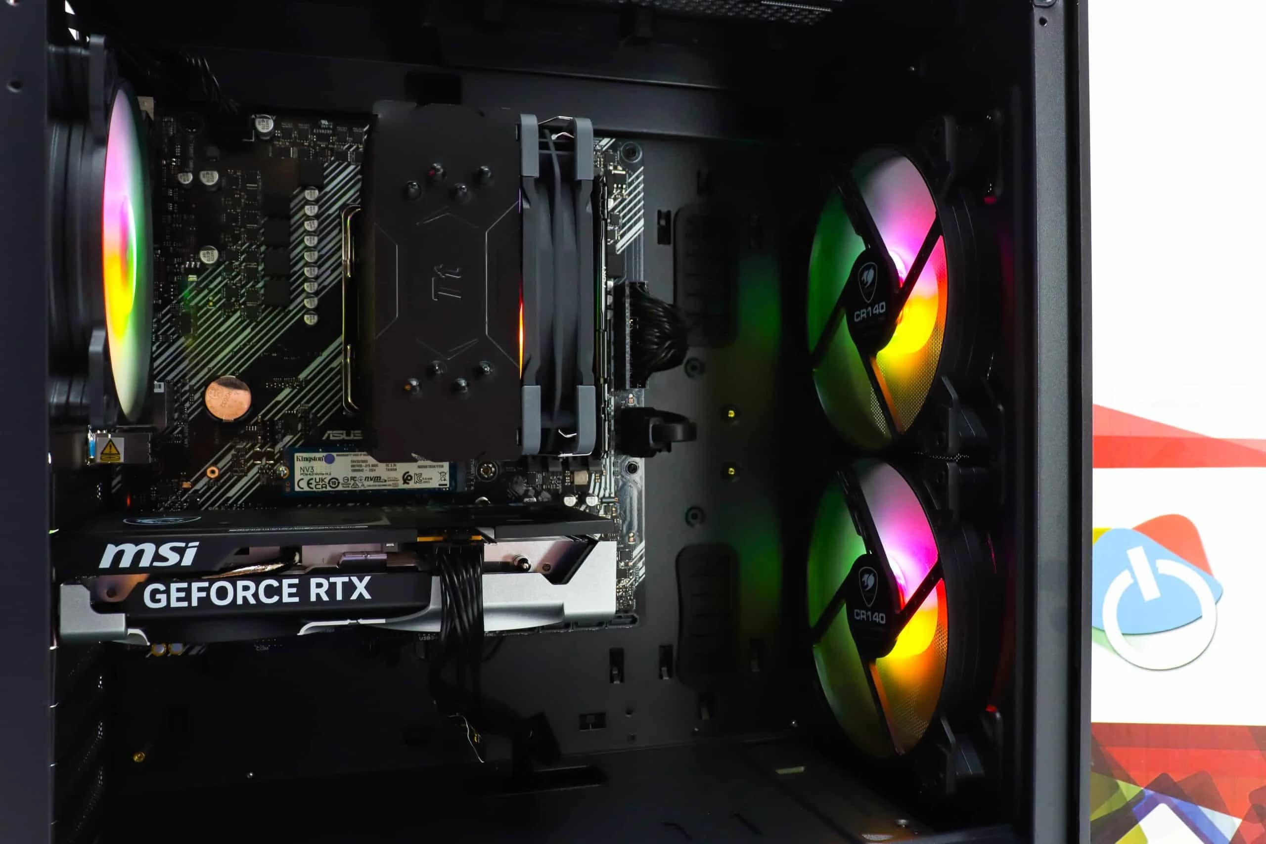 Gaming PC Cougar Duoface 27B R5 5600X RTX 5050 500GB SSD 16GB DDR4