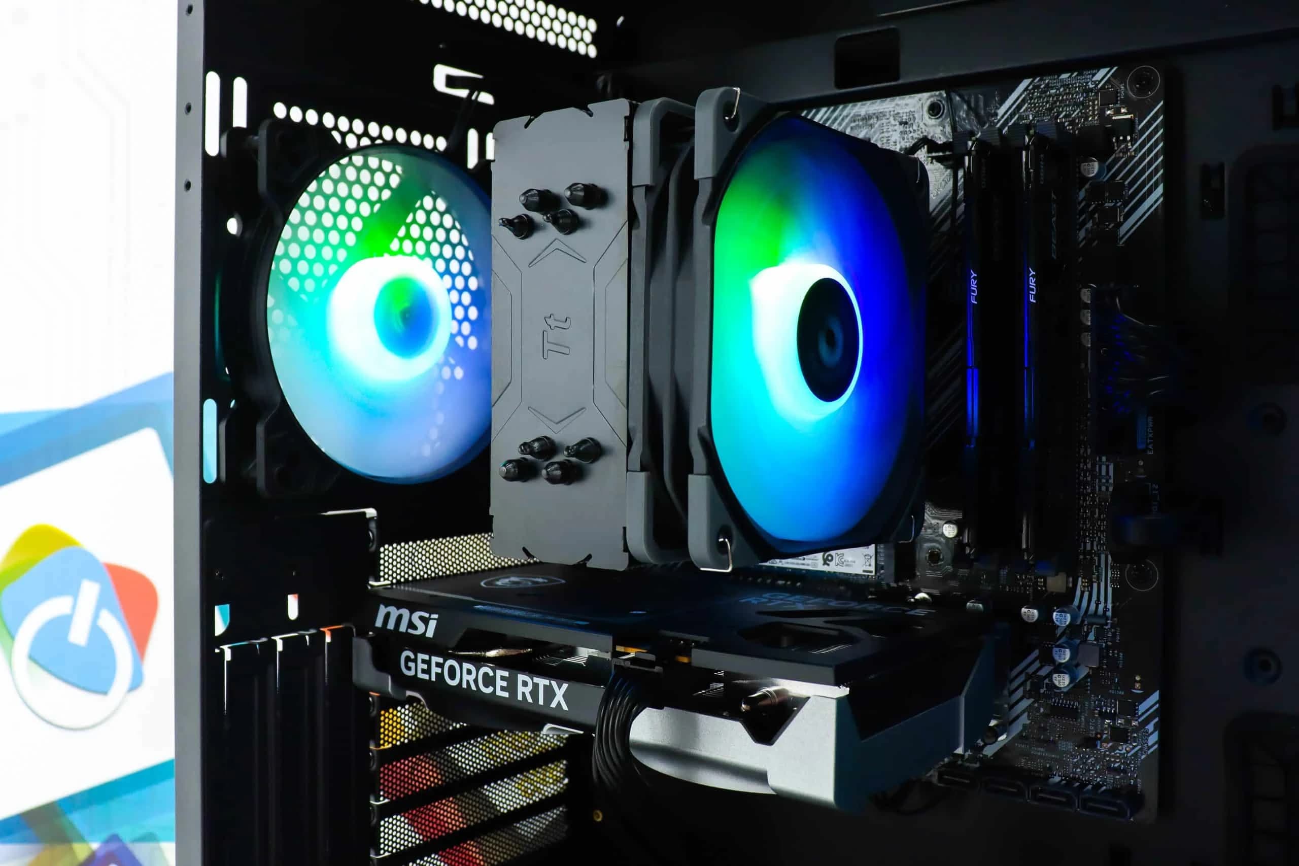 Gaming PC Cougar Duoface 27B R5 5600X RTX 5050 500GB SSD 16GB DDR4