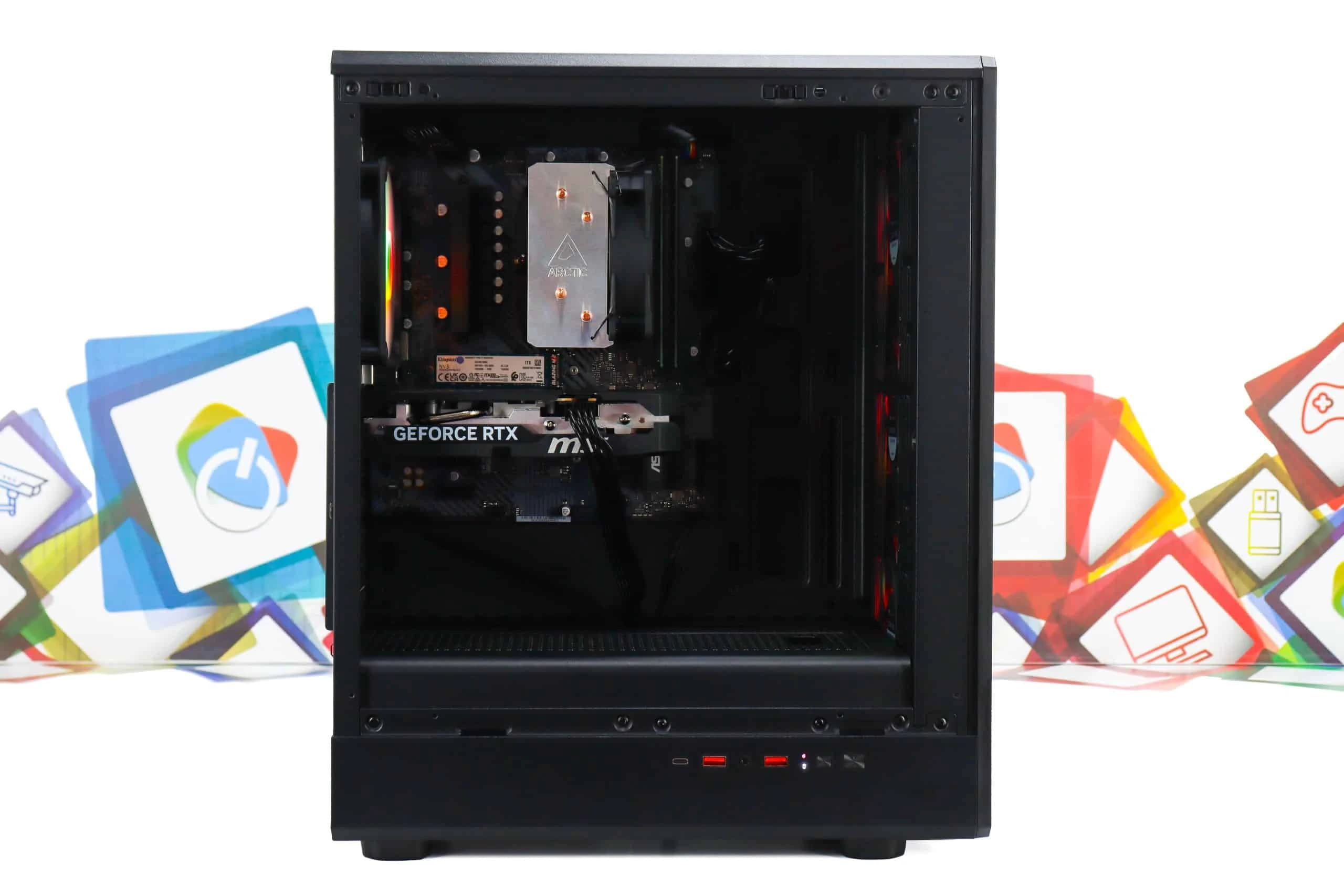Gaming PC Airface Pure Pro-04 R5 7600X RTX 5060 1TB SSD 32GB DDR5