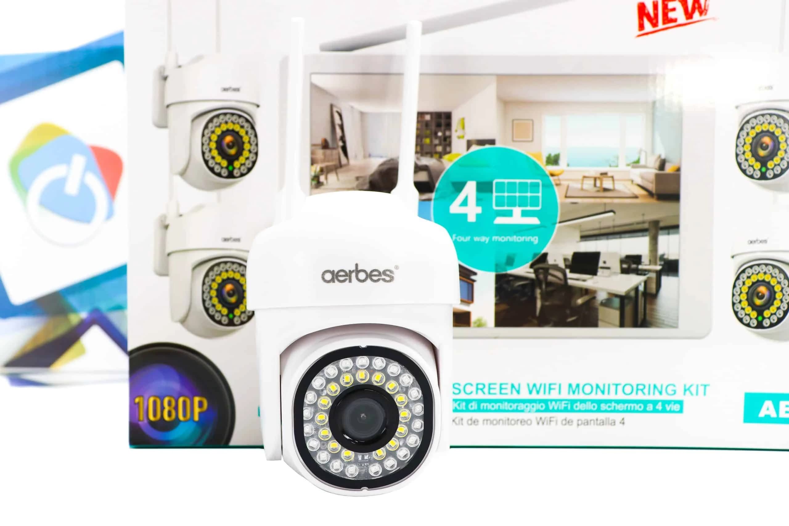 Video nadzor set 4-kanalni sa ekranom Aerbes AB-JK36 WiFi